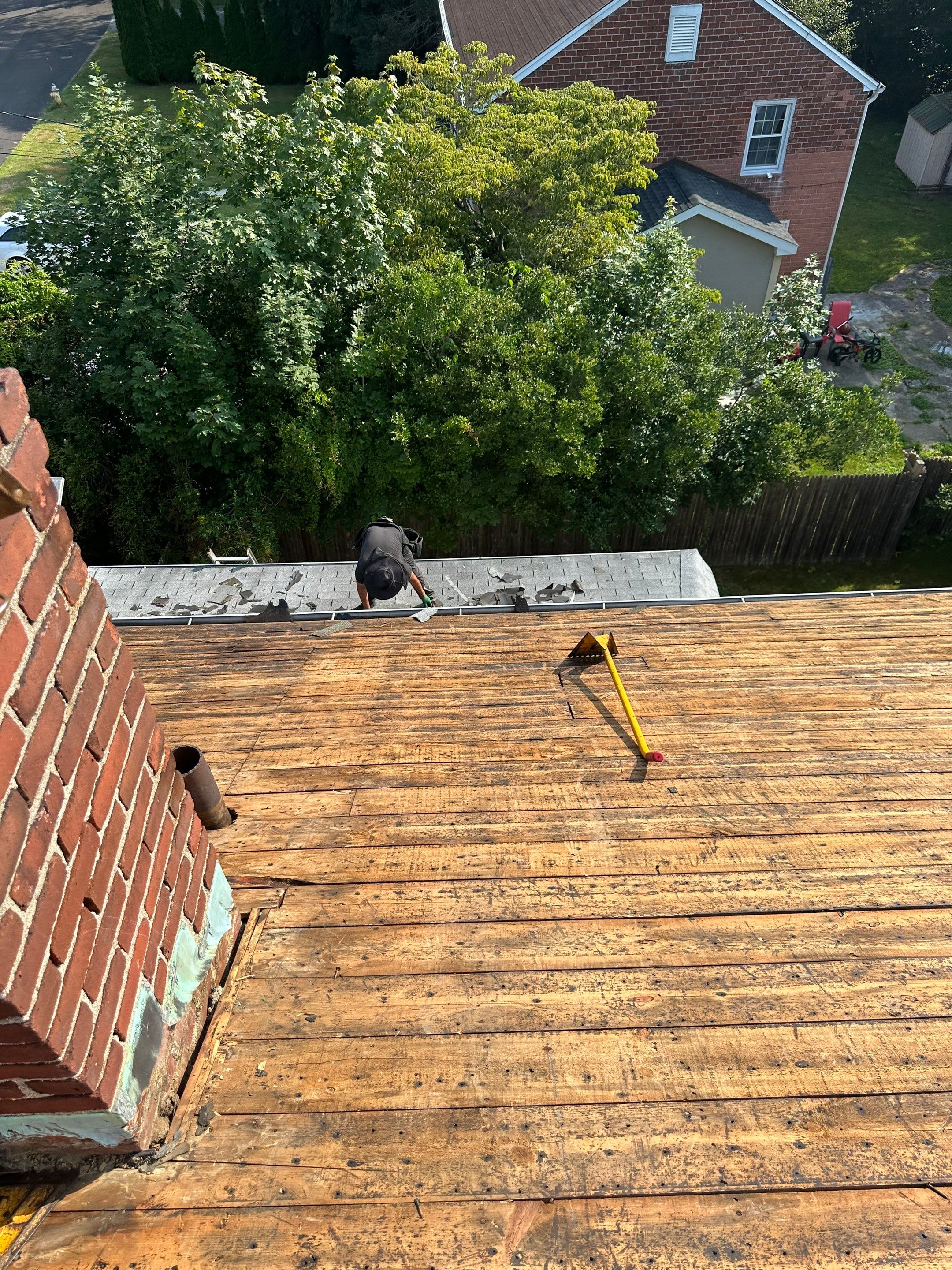 Commercial Roofing Installation using Owens Corning TruDefinition  Midnight Plum by A Plus Exterior