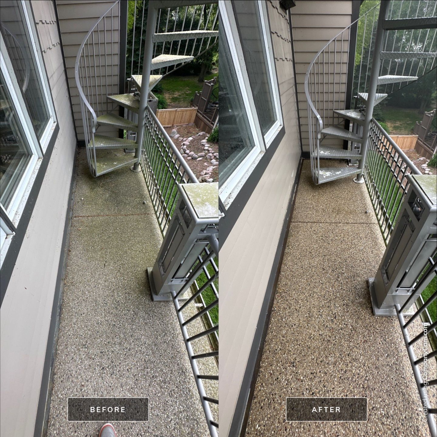 Project in Pleasant Prairie by Simmons Power & Soft Washing