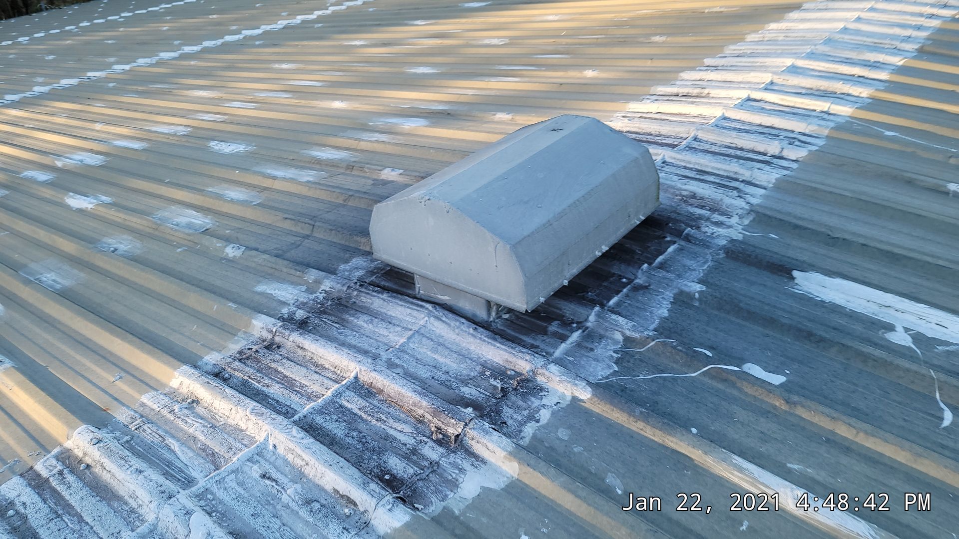Commercial Roofing Installation using Aldocoat Coatings by Hostetler Roofing