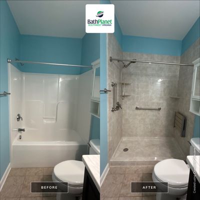 Tub to Shower