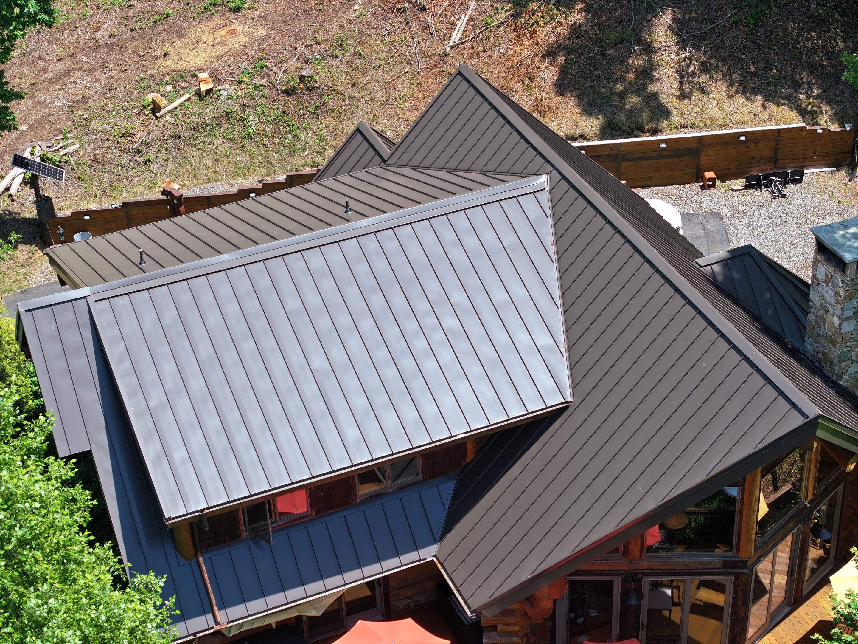 Burnished Slate Standing Seam by Omnia Roofing