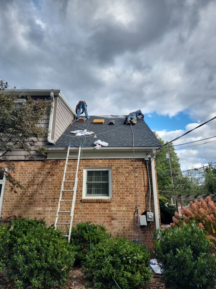 New Roof and 6 inch Gutters by Just In Time Roofing and Restoration