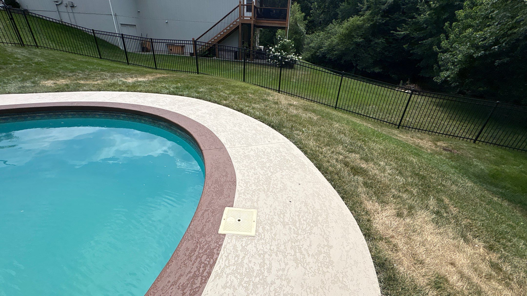 Pool Deck Refresh- Kansas City, MO by Big Red Decorative Concrete, LLC