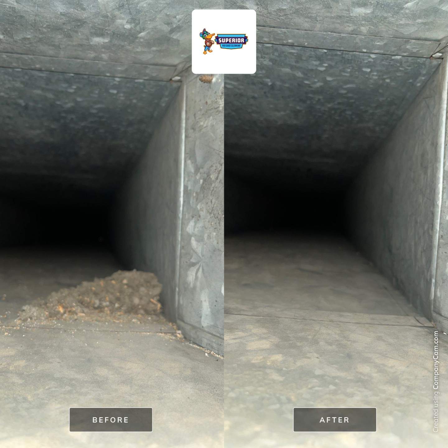 Air Duct Cleaning With a Vacuum Truck in Ellwood City, PA by Superior Air Duct Cleaning