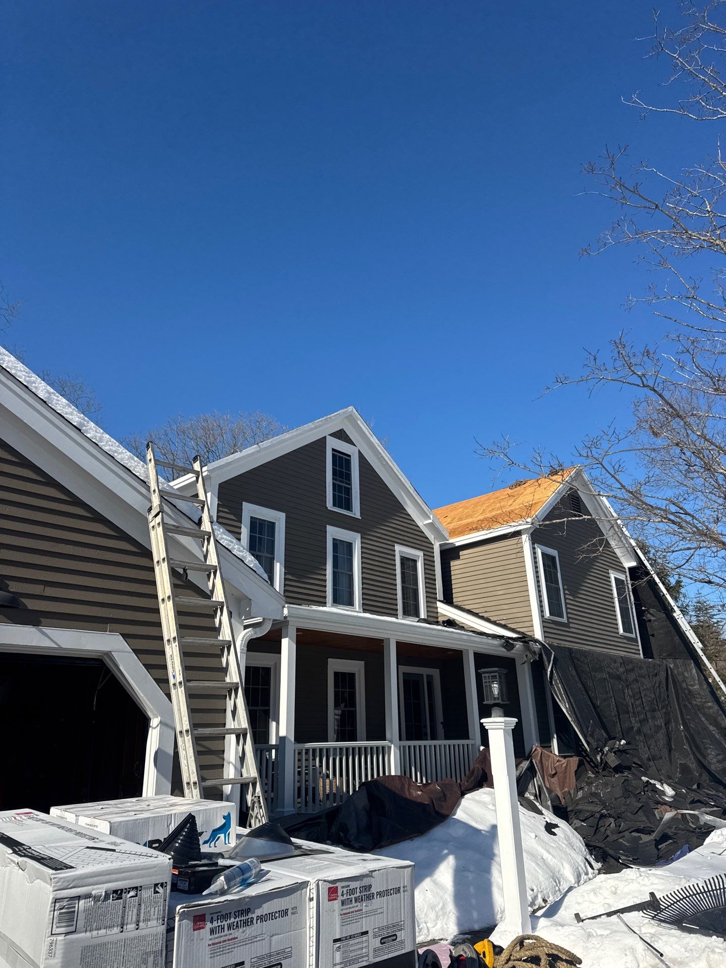 Full Roof Replacement, EPDM Dormer Roofing & Flashing Repair in Acton, MA by Mighty Dog Roofing of Greater Middlesex County