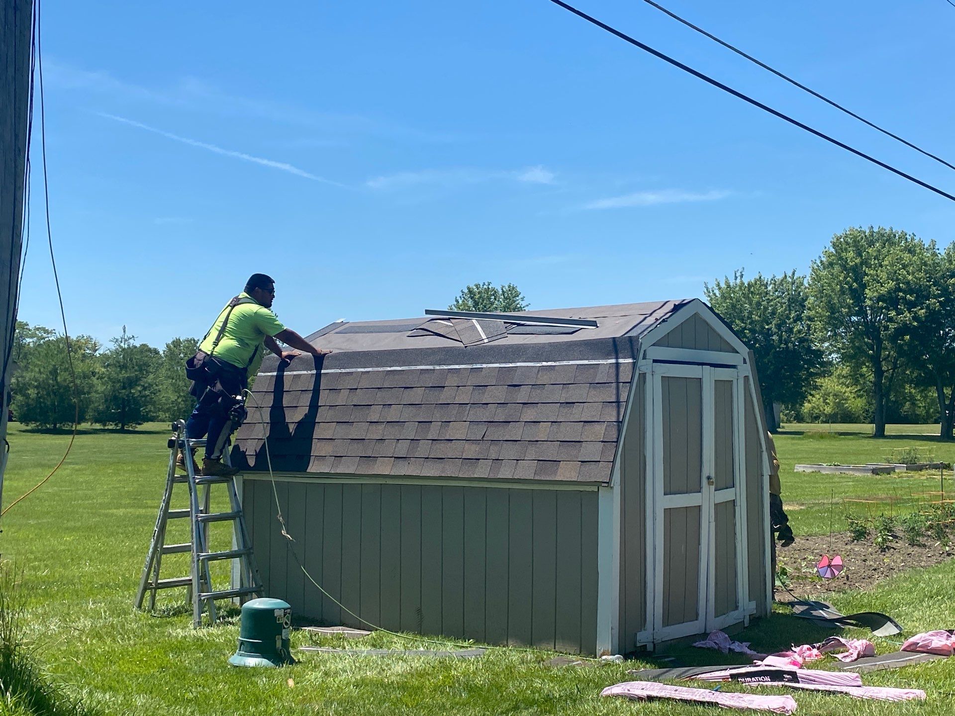 Project in Muncie, IN by Rodeffer Roofing INC