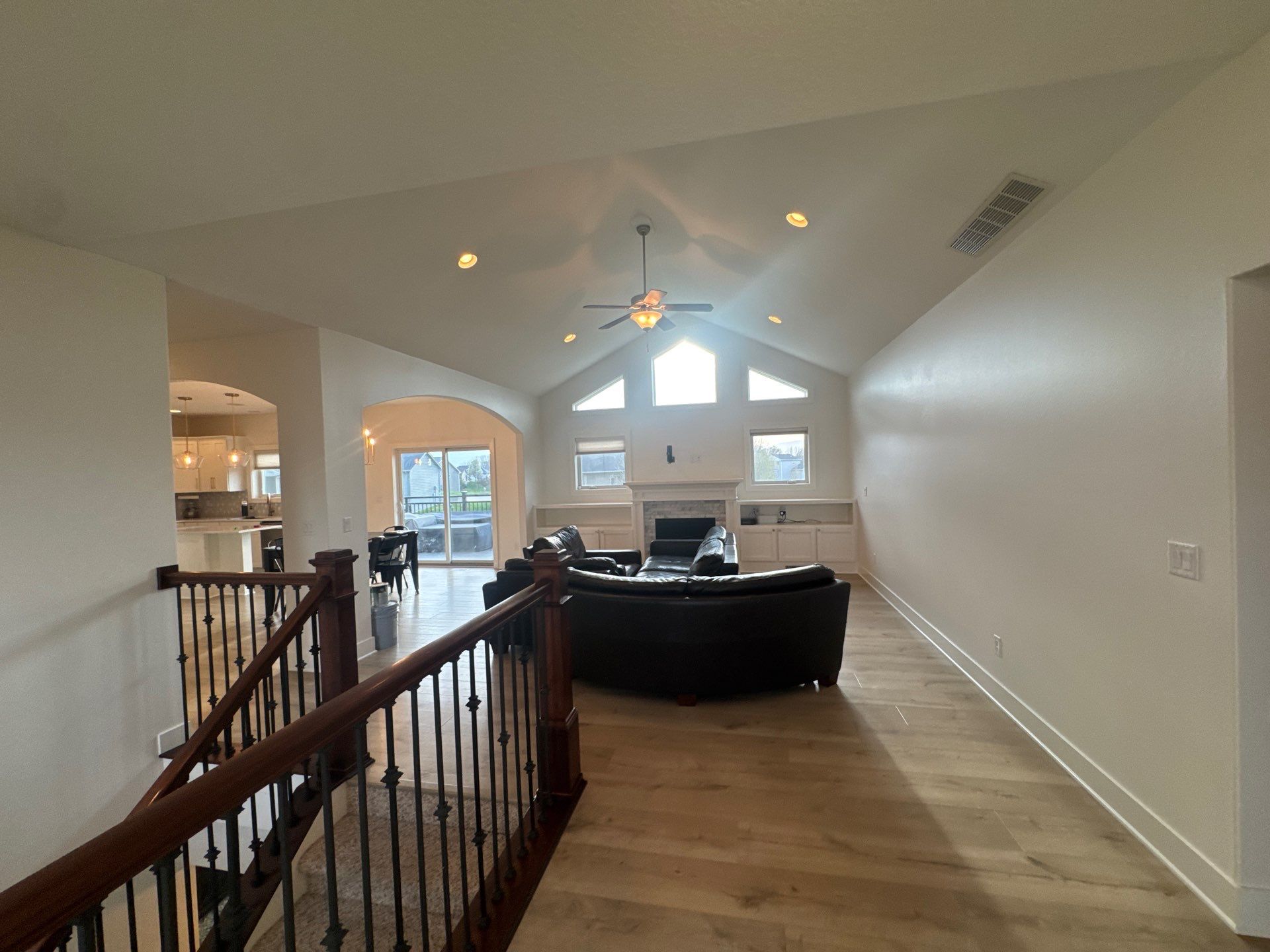 Interior Repaint walls and Baseboards with Color Change by Midwest Paint LLC