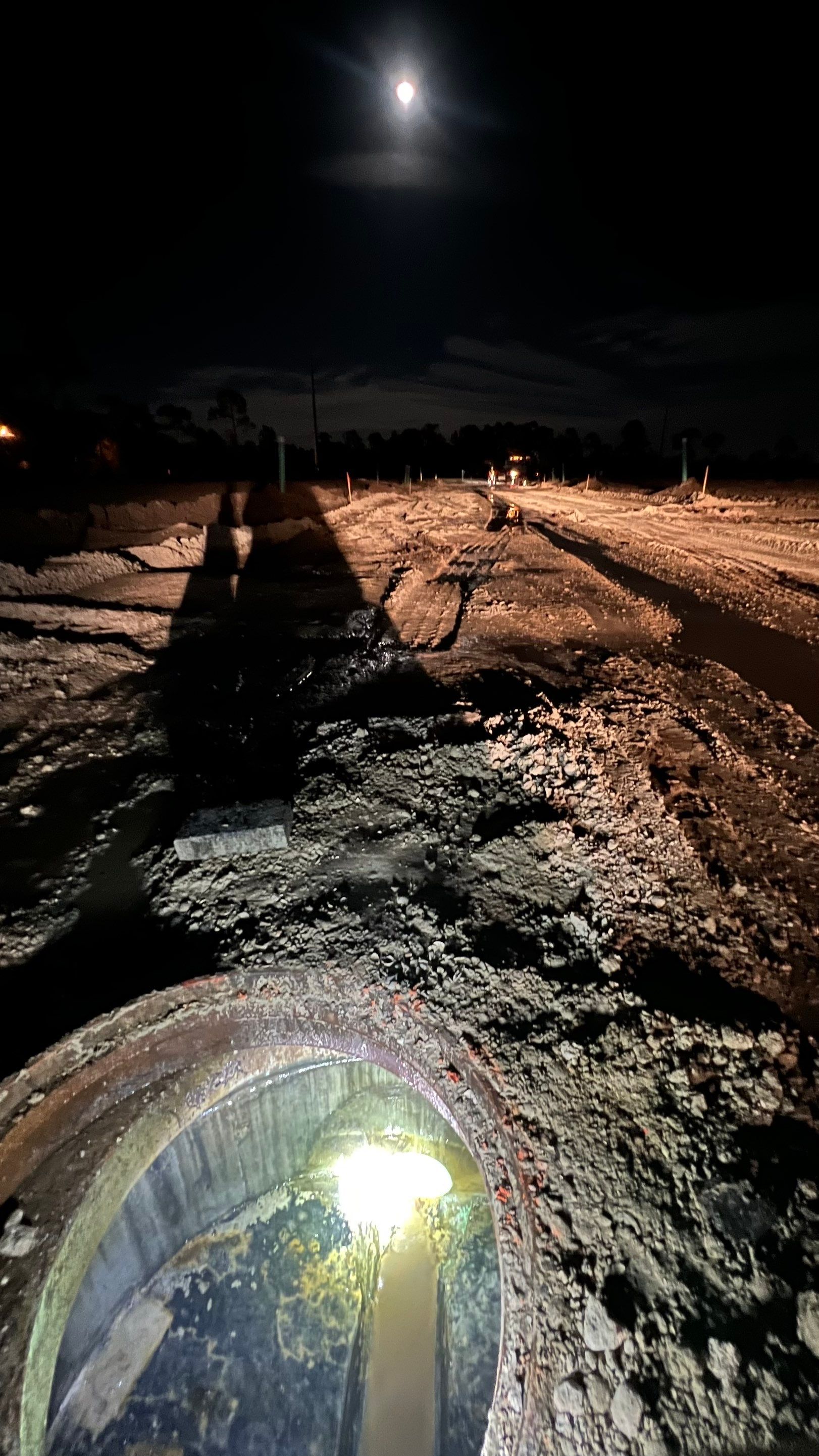 New Community Construction Sewer System Cleaning by APS Power & Water