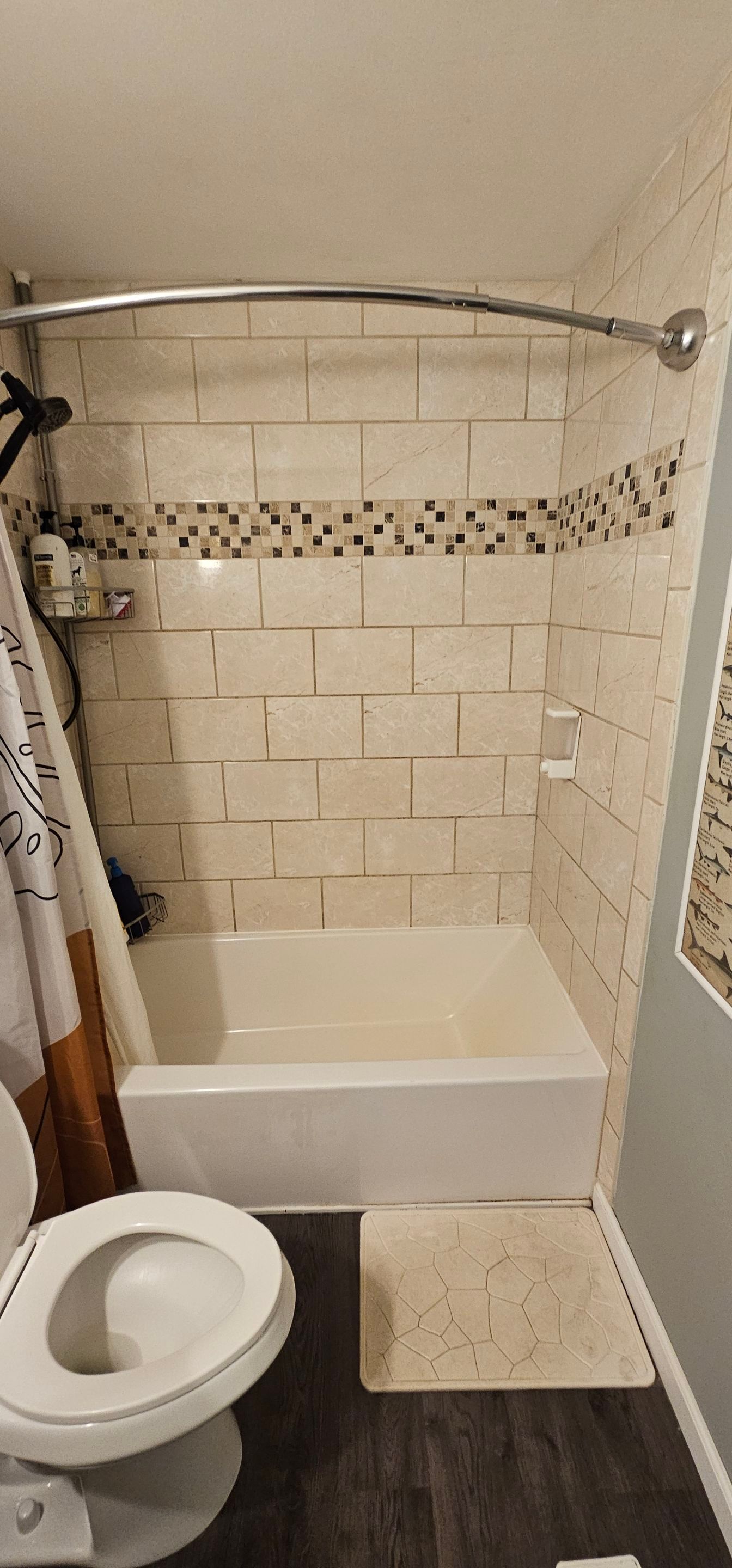2 bathroom remodels using maintenance free products by Window Depot of Annapolis