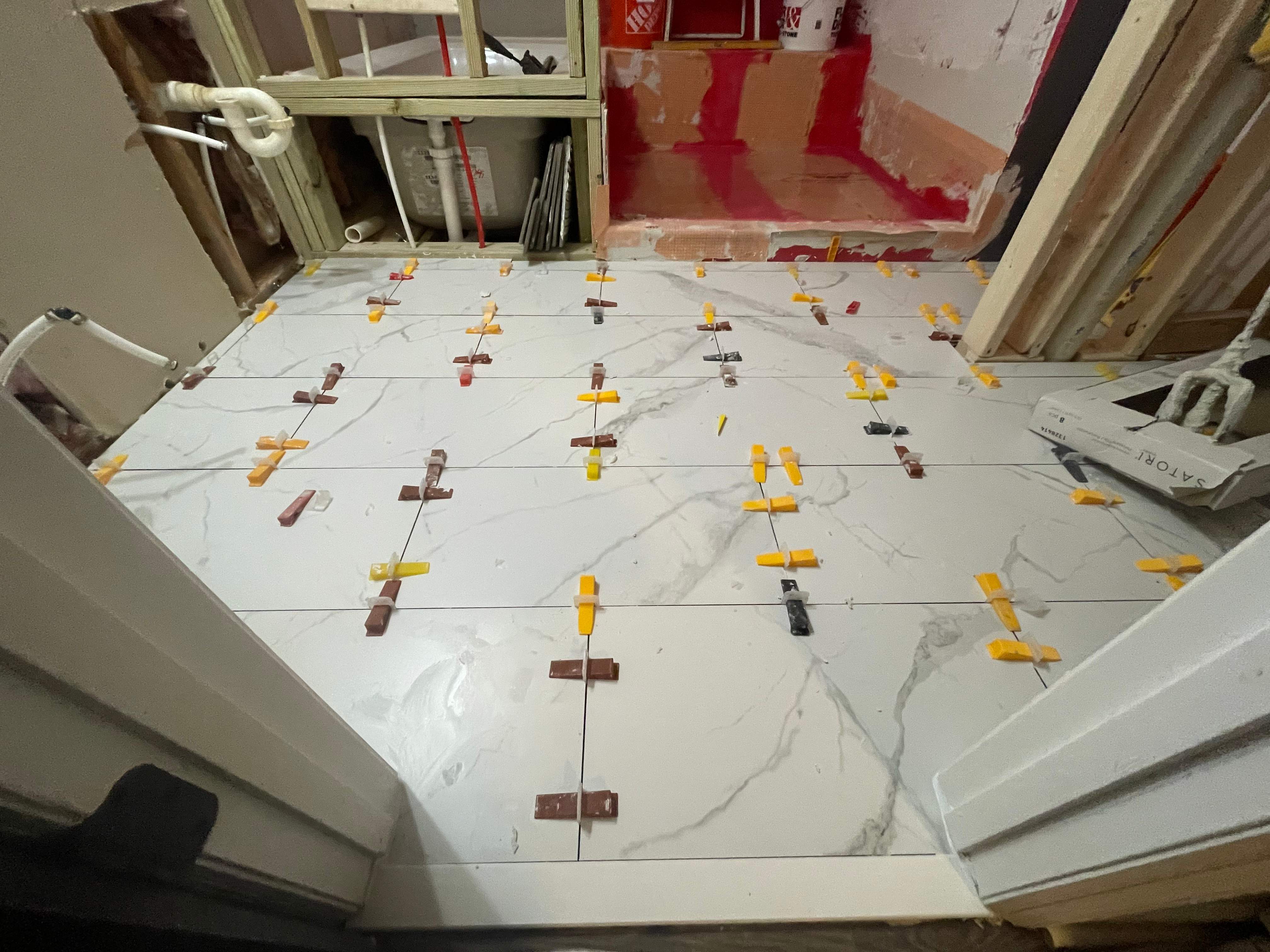 Master bathroom renovation by Prudencio