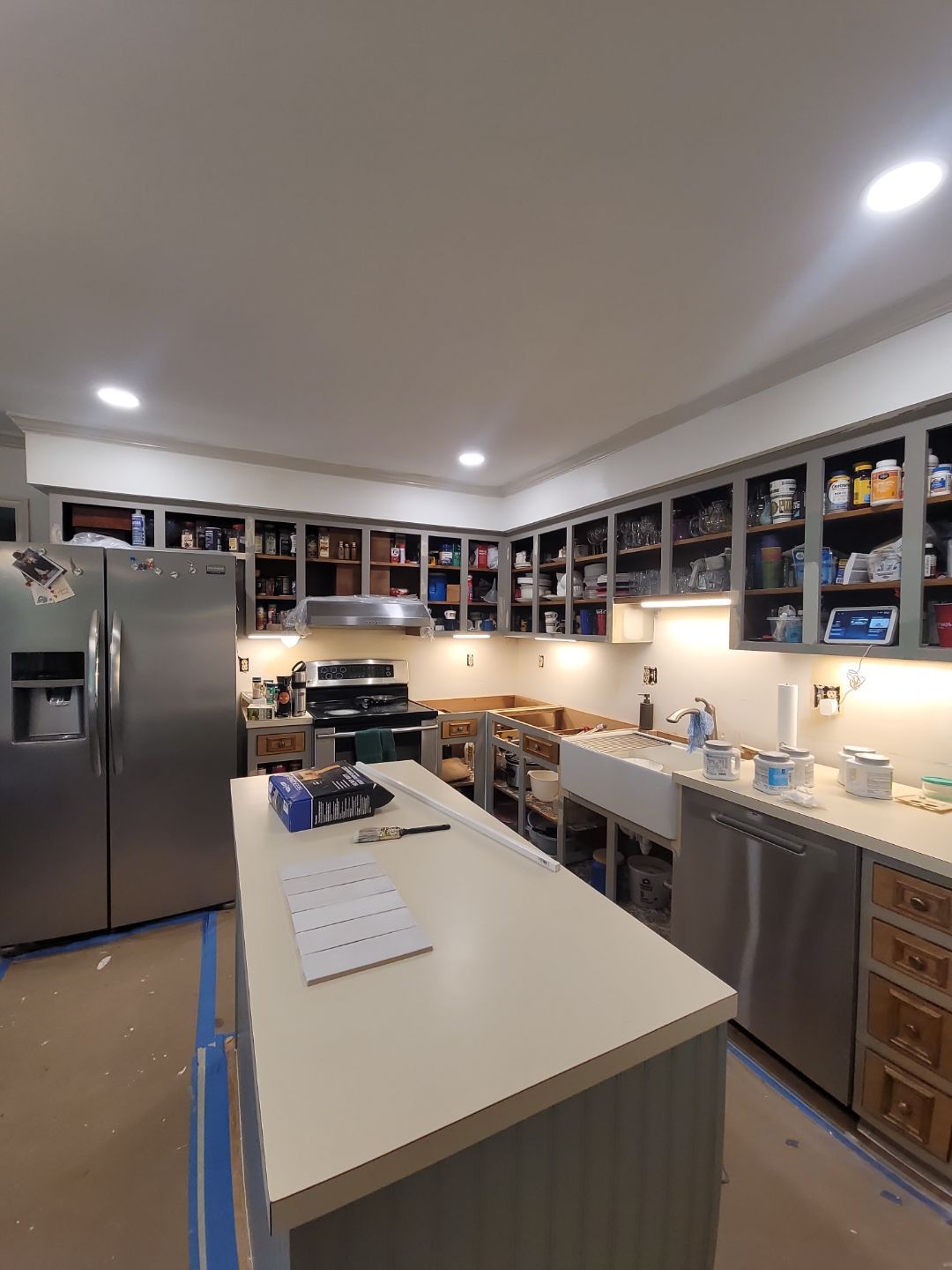 A Pathway to Personality – A Two-Tone Kitchen Transformation in Apex by Elite Remodeling and Design LLC