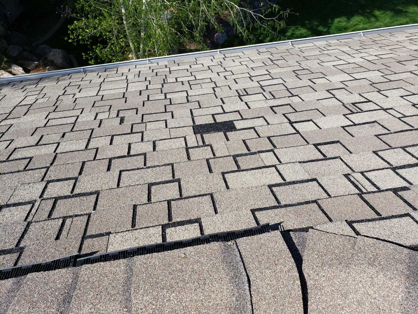 Hail Damage using GAF Timberline Ultra by The Roof Doctor