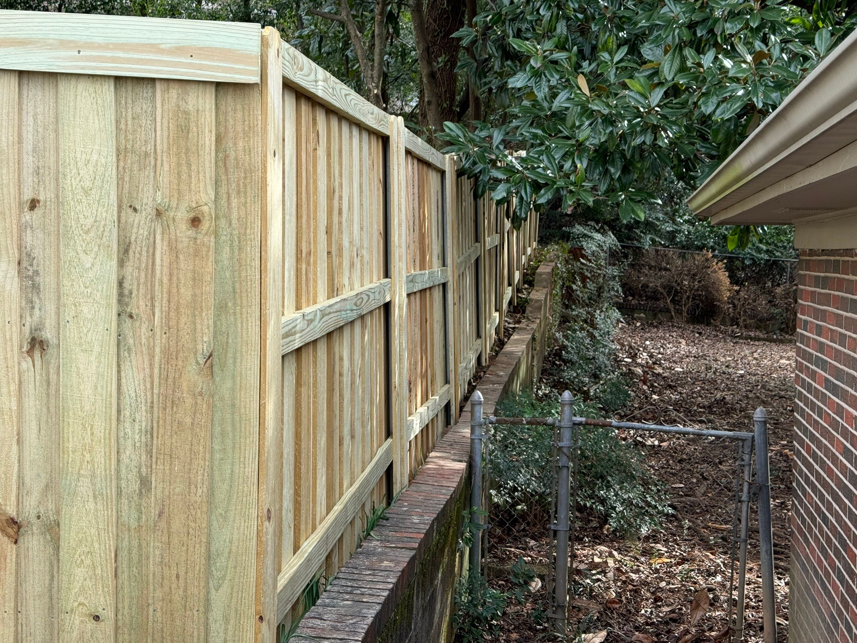 Crestline - Board on Board Fence by Pillar and Pine