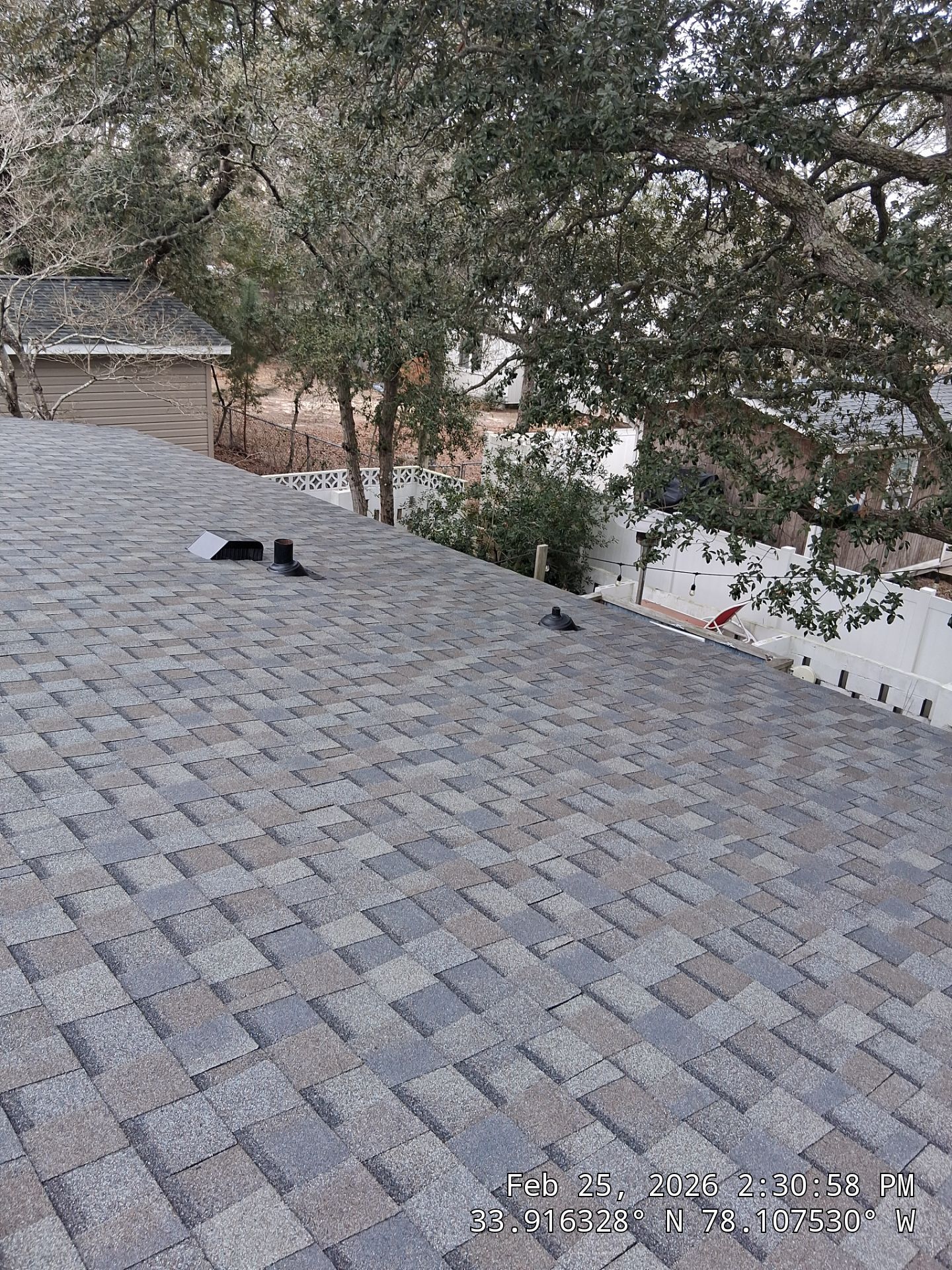 CT Landmark Pro AR MD Driftwood Roof Replacement – Oak Island, NC by RGR Construction and Roofing, LLC