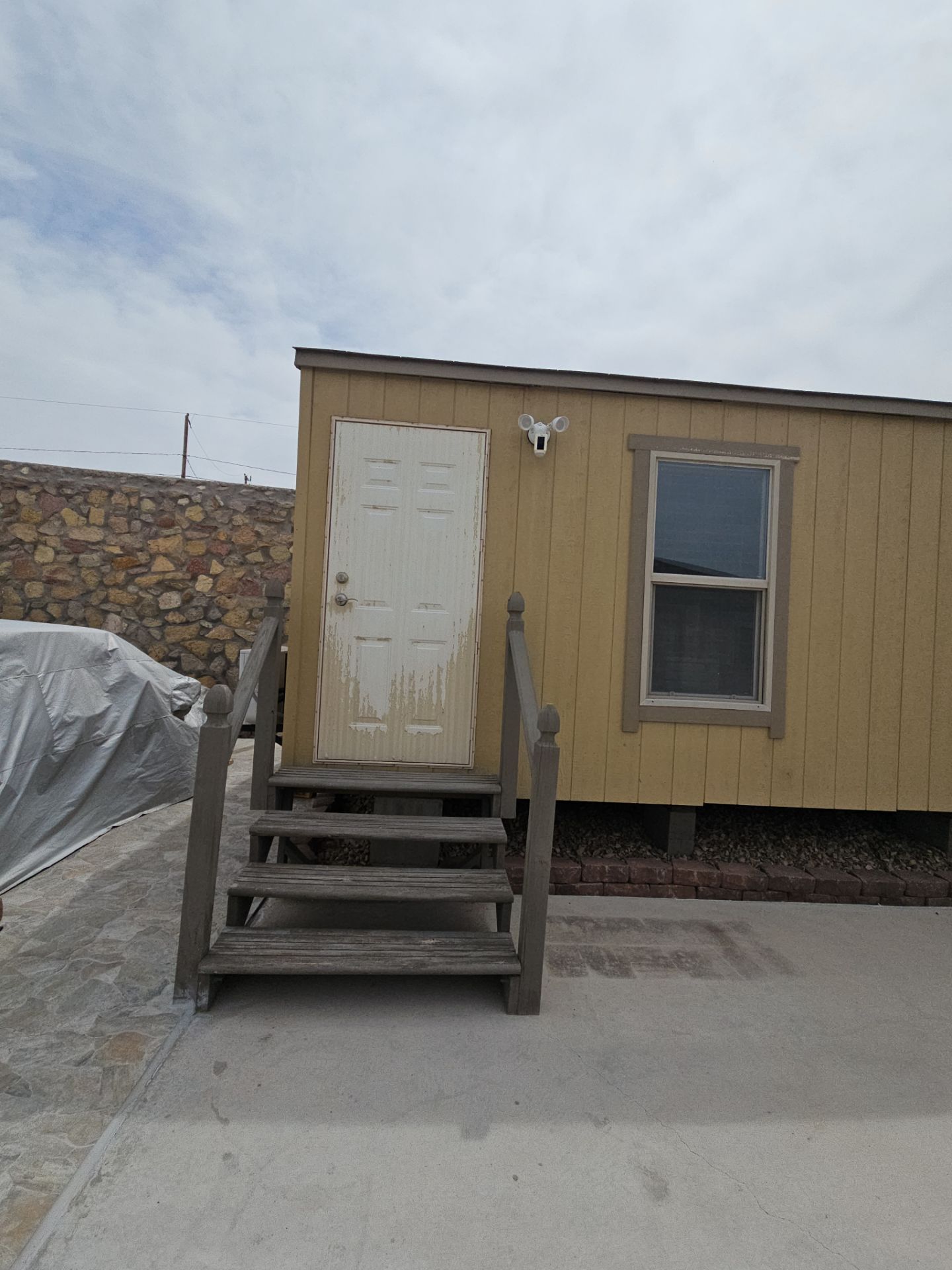 Exterior Building Painting and Repairs with Basketball Court and Playground  by Regal Renovate