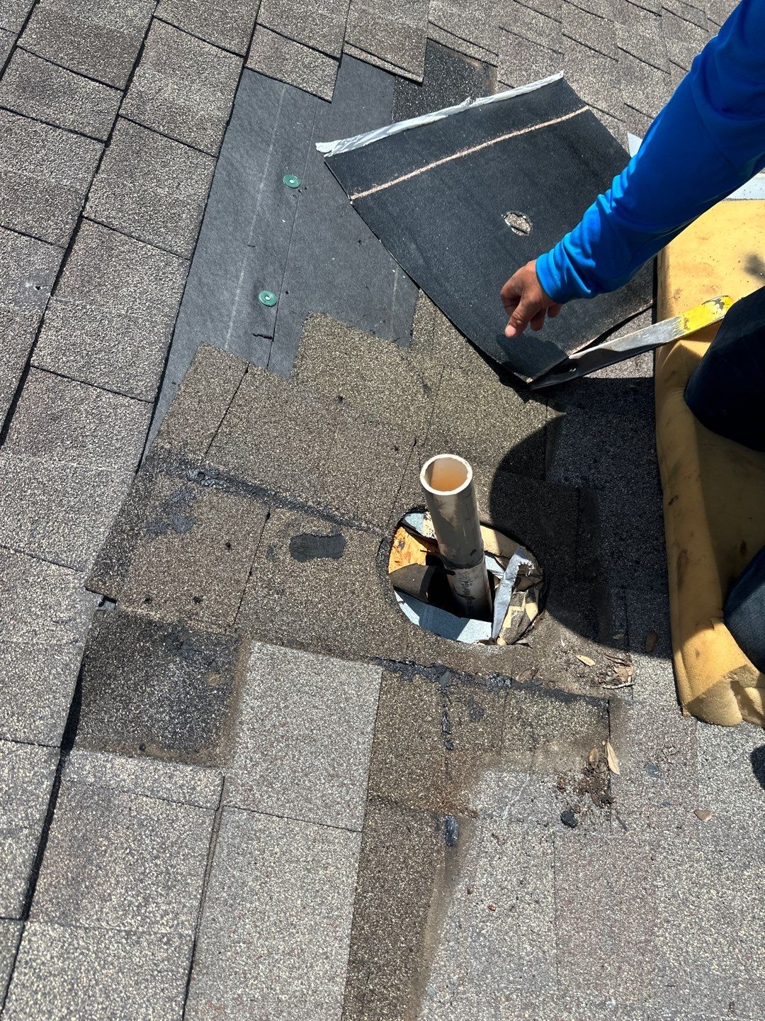 Hail Damage using Owen's Corning Duration (Lifetime) Shingles by Roof Repair Company