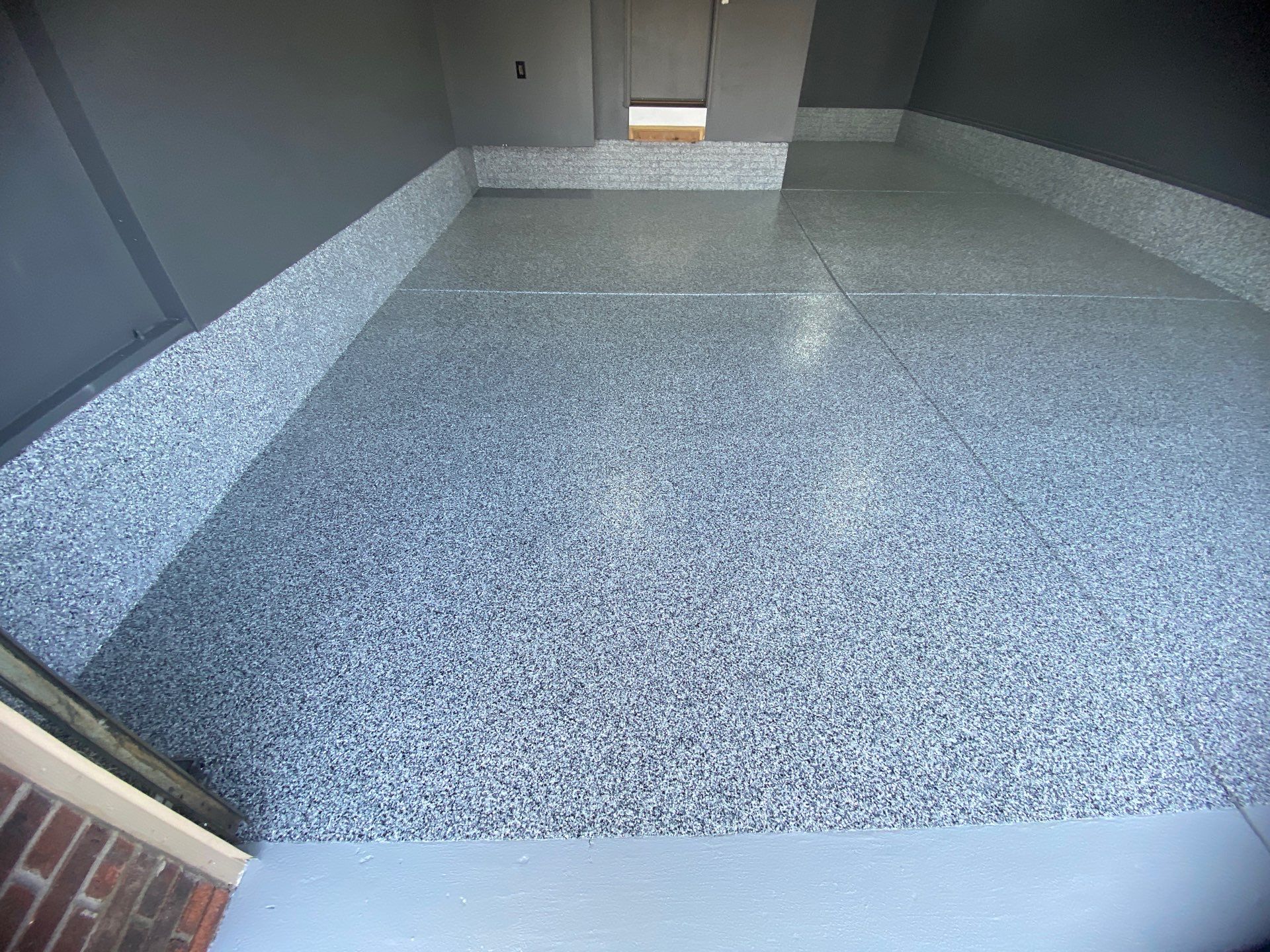 Brashed Gray 1/4" by Granite Garage Floors