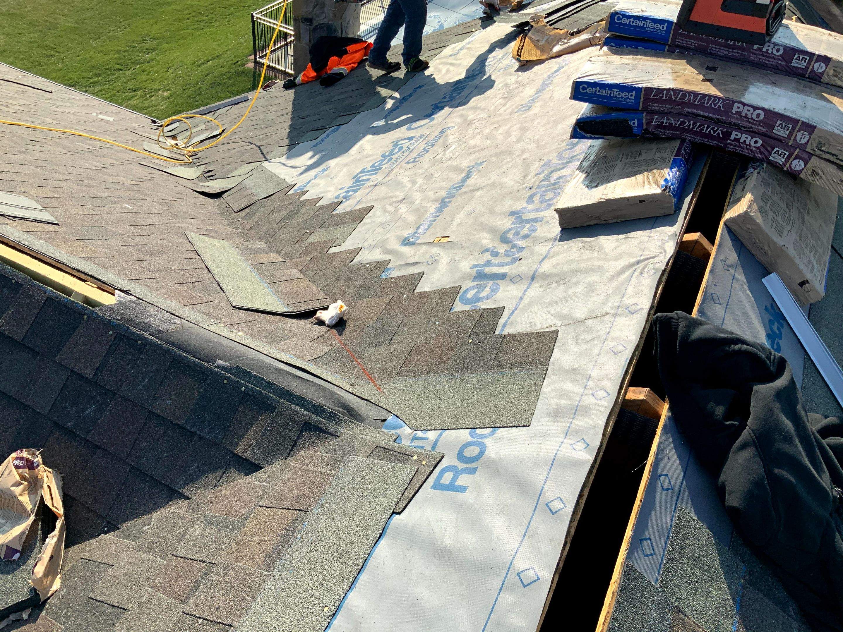 Residential Roofing Installation using CertainTeed Shingles by Alpha Design Services