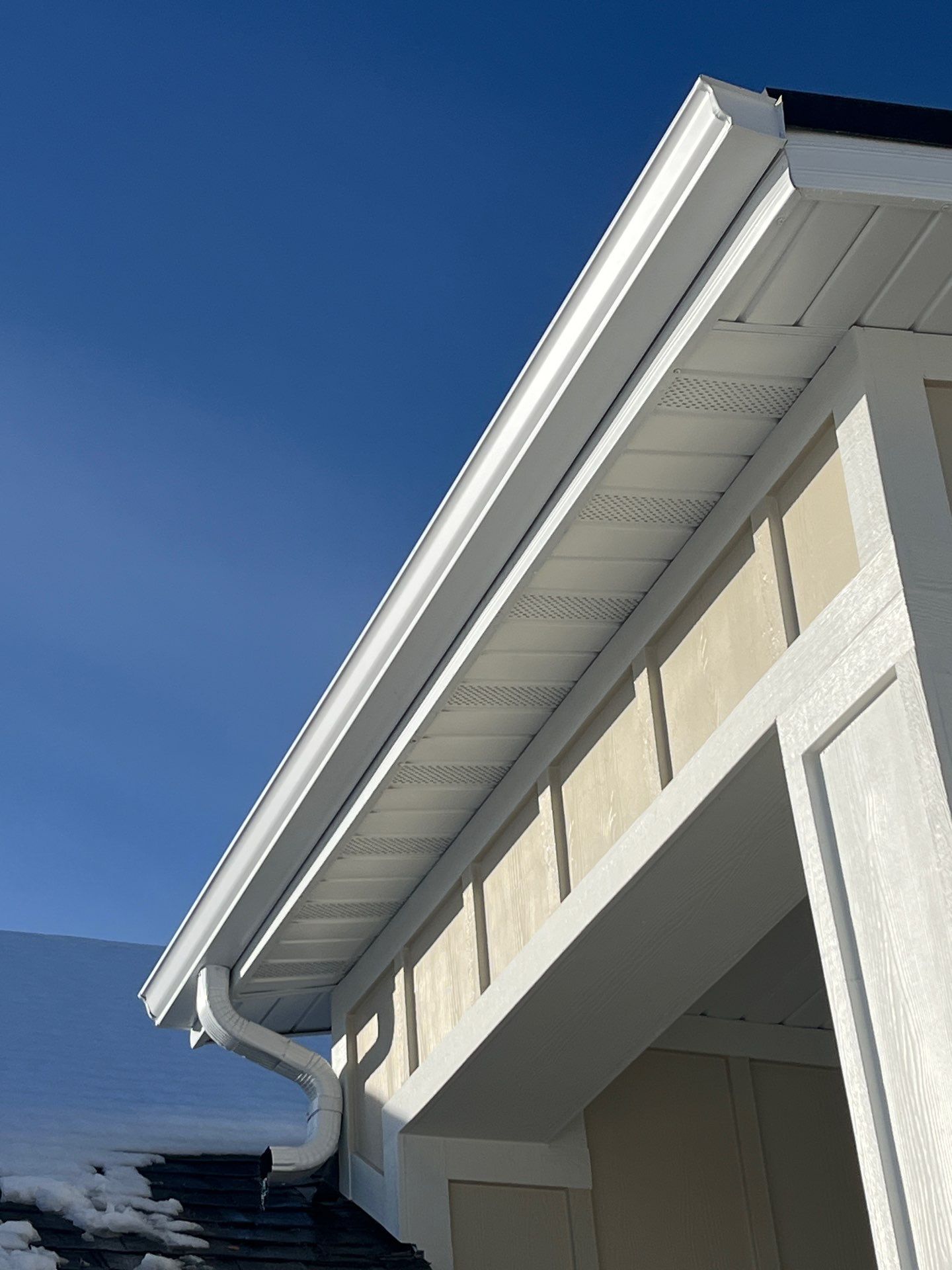 Project in Pleasant by Master Rain Gutters.
