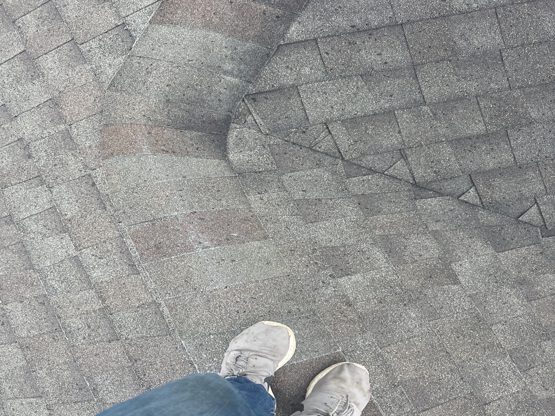 Hail Damage using Owen's Corning Duration (Lifetime) Shingles by Roof Repair Company