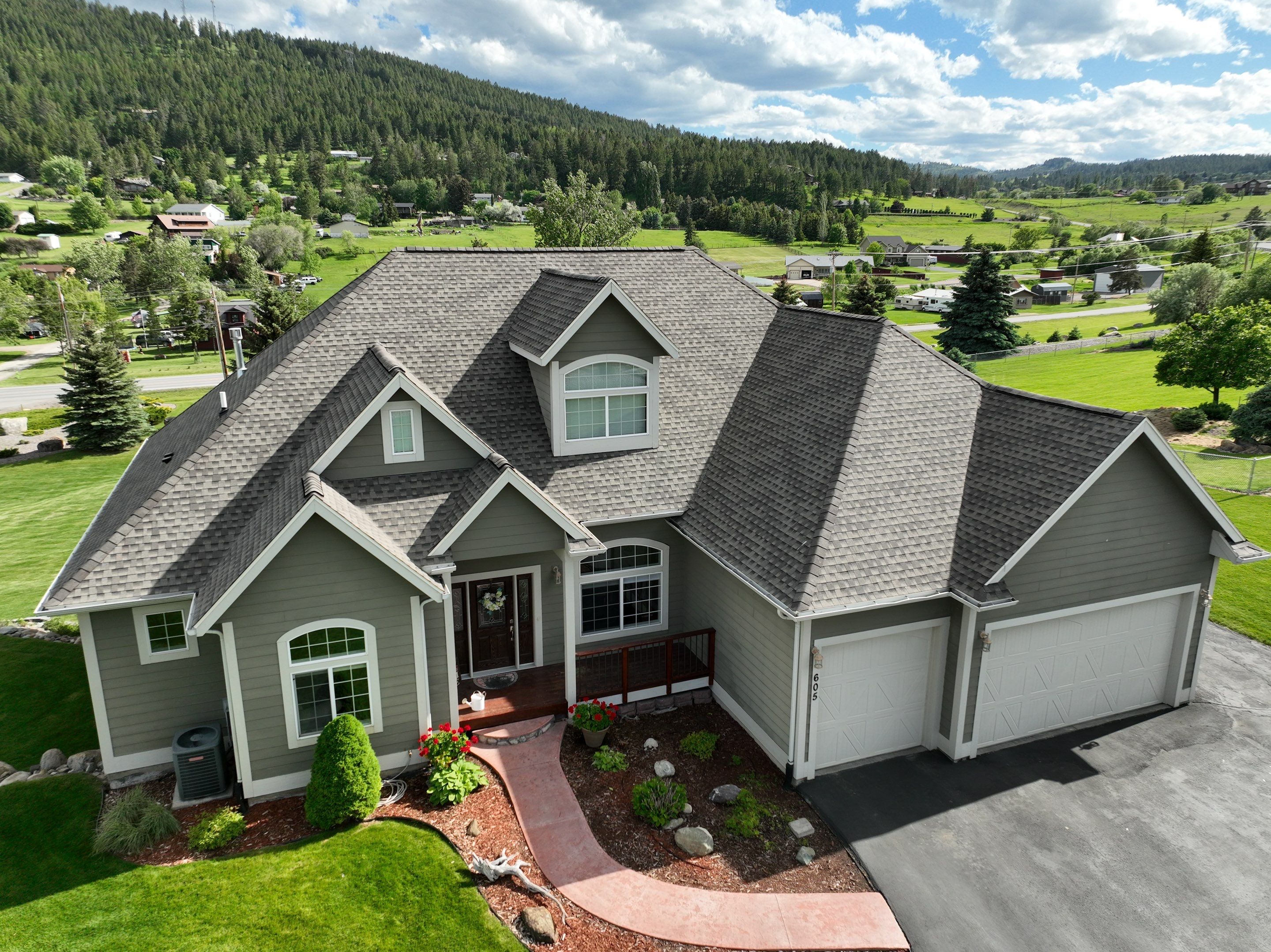 GAF Timberline HDZ - Weathered Wood by Montana Roofing Solutions