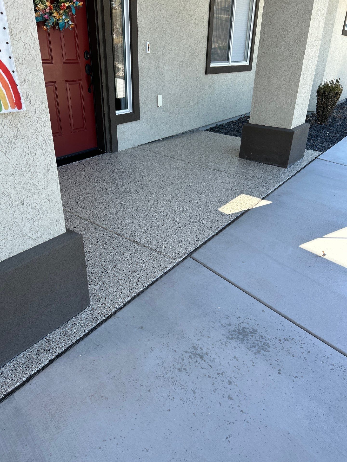 Patio Transformation using Driftwood by Croc Coatings, LLC