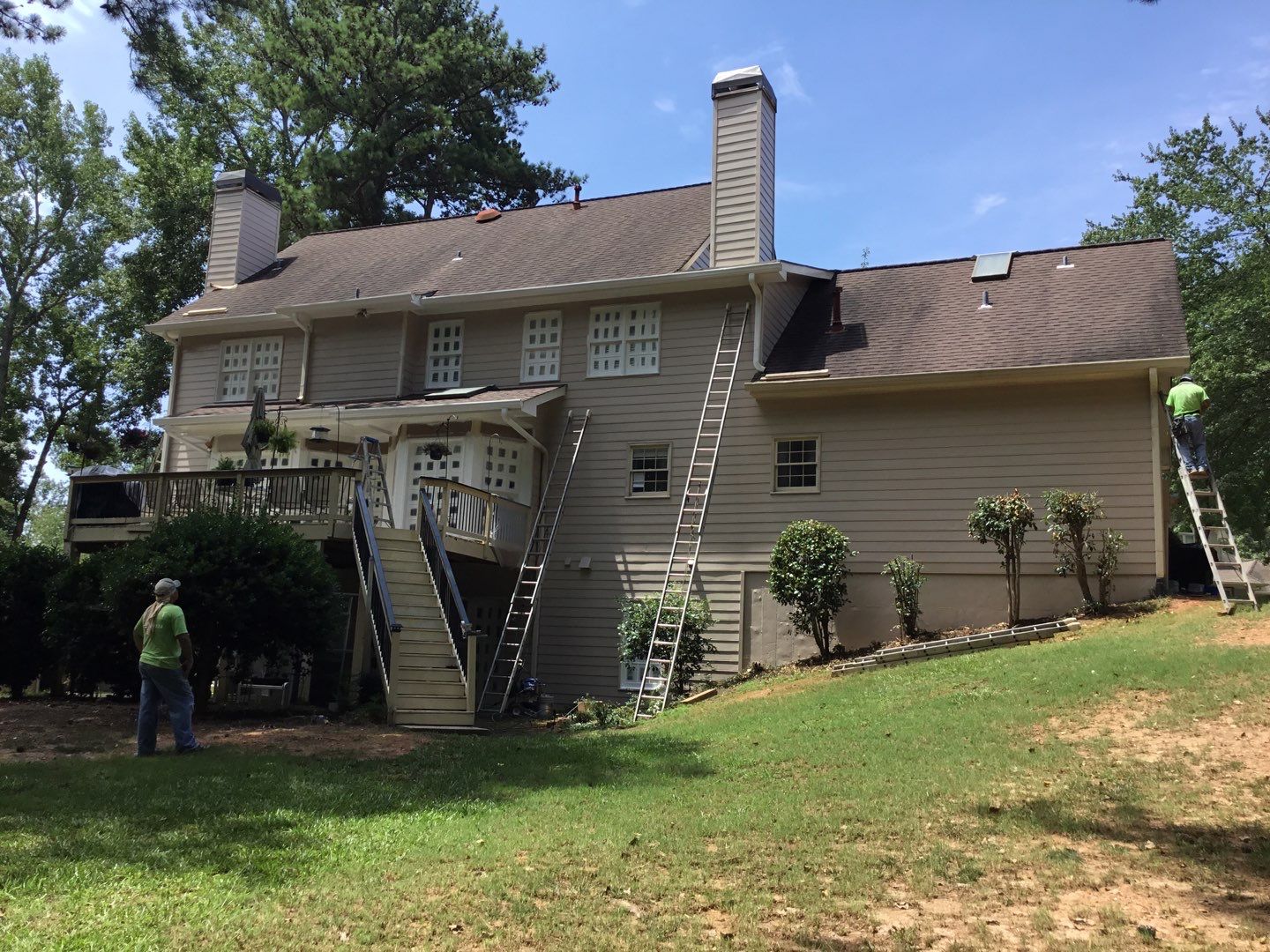 Exterior Painting and Bay Window Upgrades in Alpharetta by Swift Home Renovations