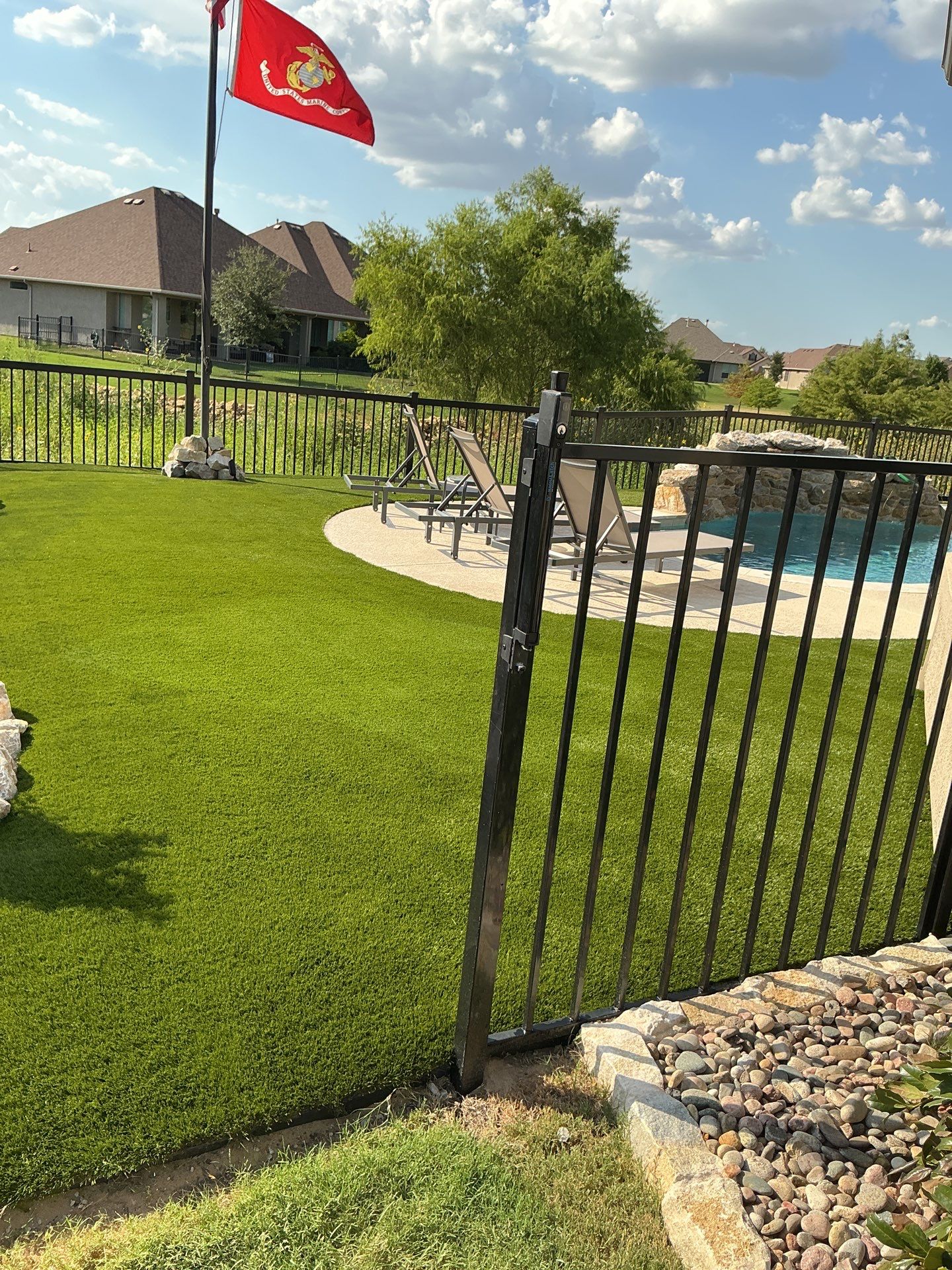 Project in Denton by Turf Concepts