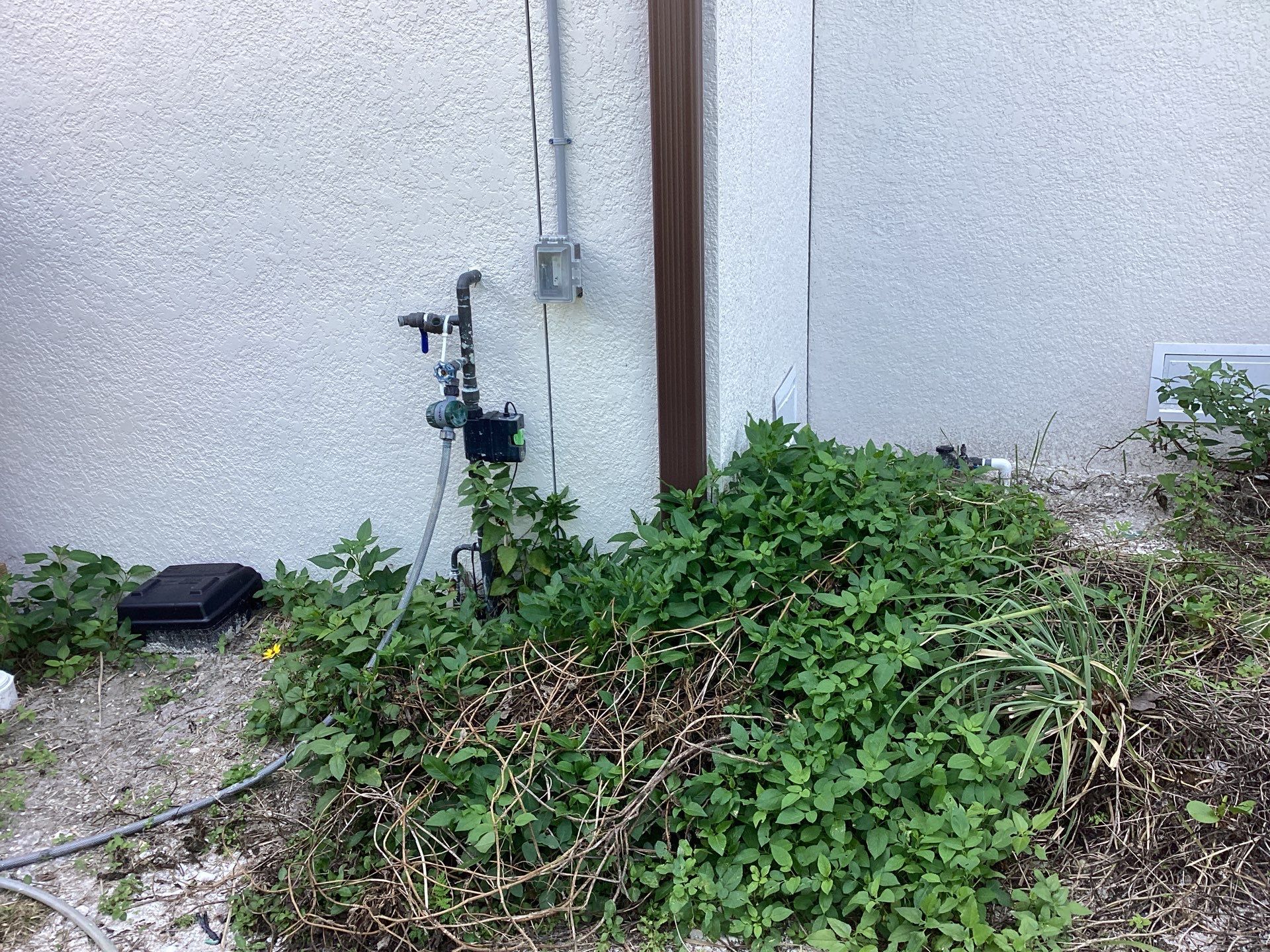 Brown Gutter Installation in Sanibel FL by Gutter Professors