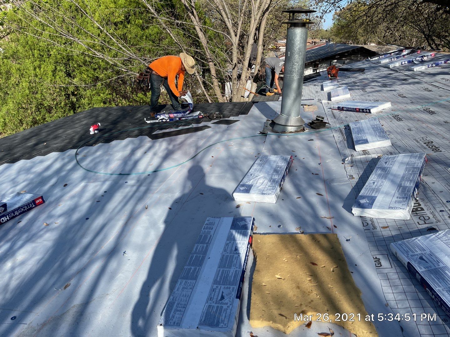 Historical Home needed a full decking and new roof by First United Roofing & Construction