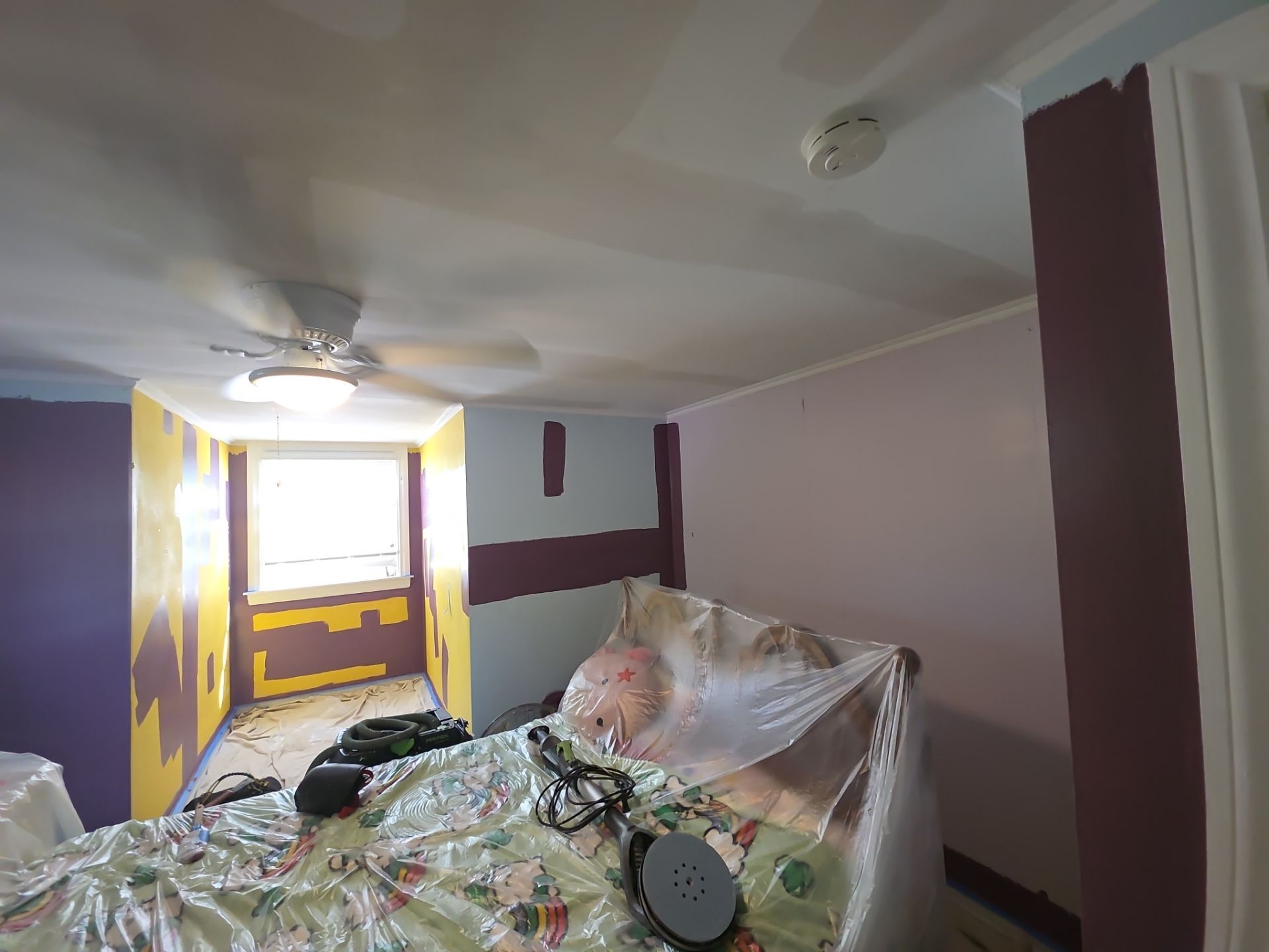 Interior Bedroom Painting and Drywall Repair in Grand Rapids by Gordon Painting