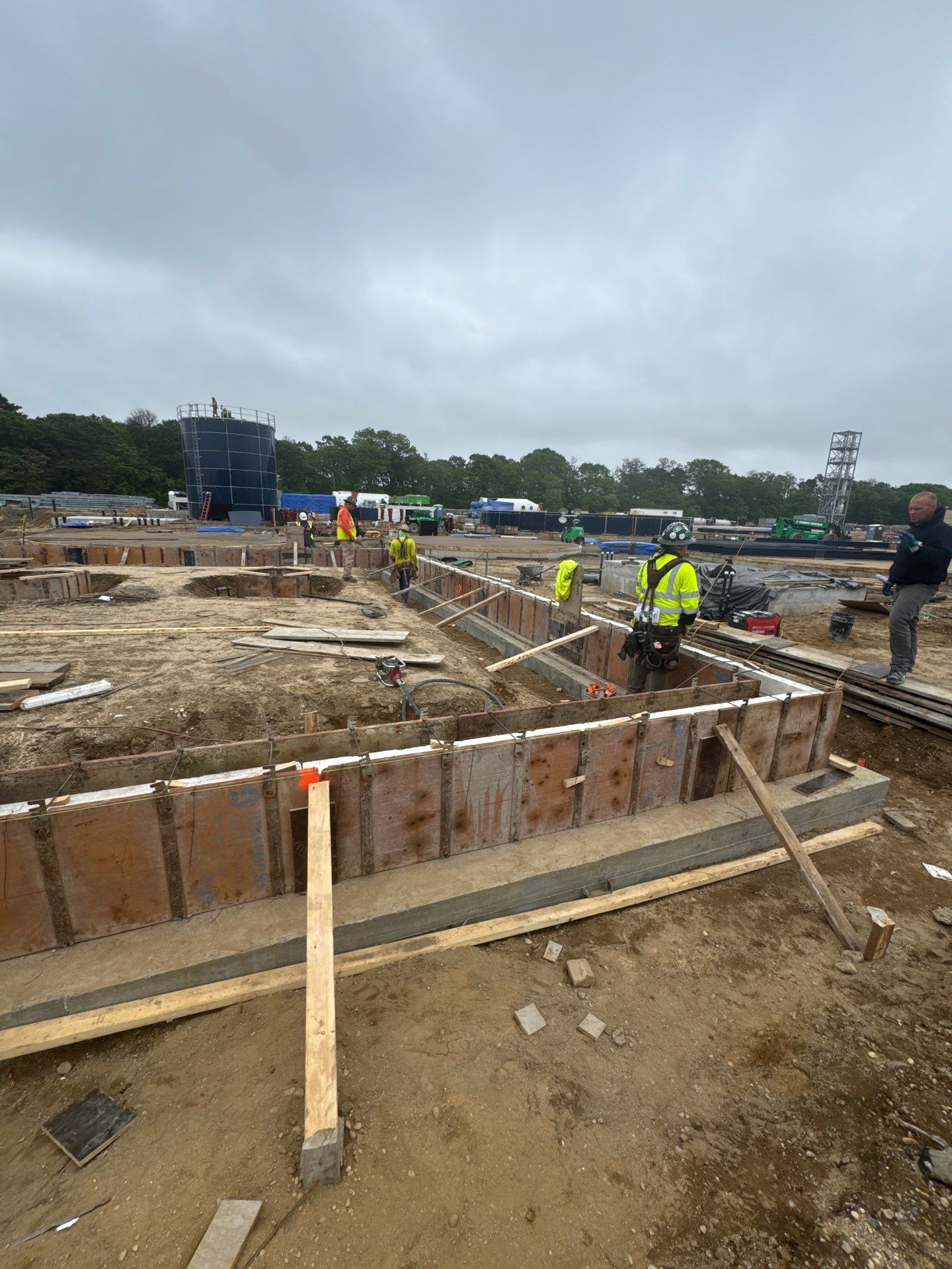 Project in Yaphank, NY by Concrete Works Corp