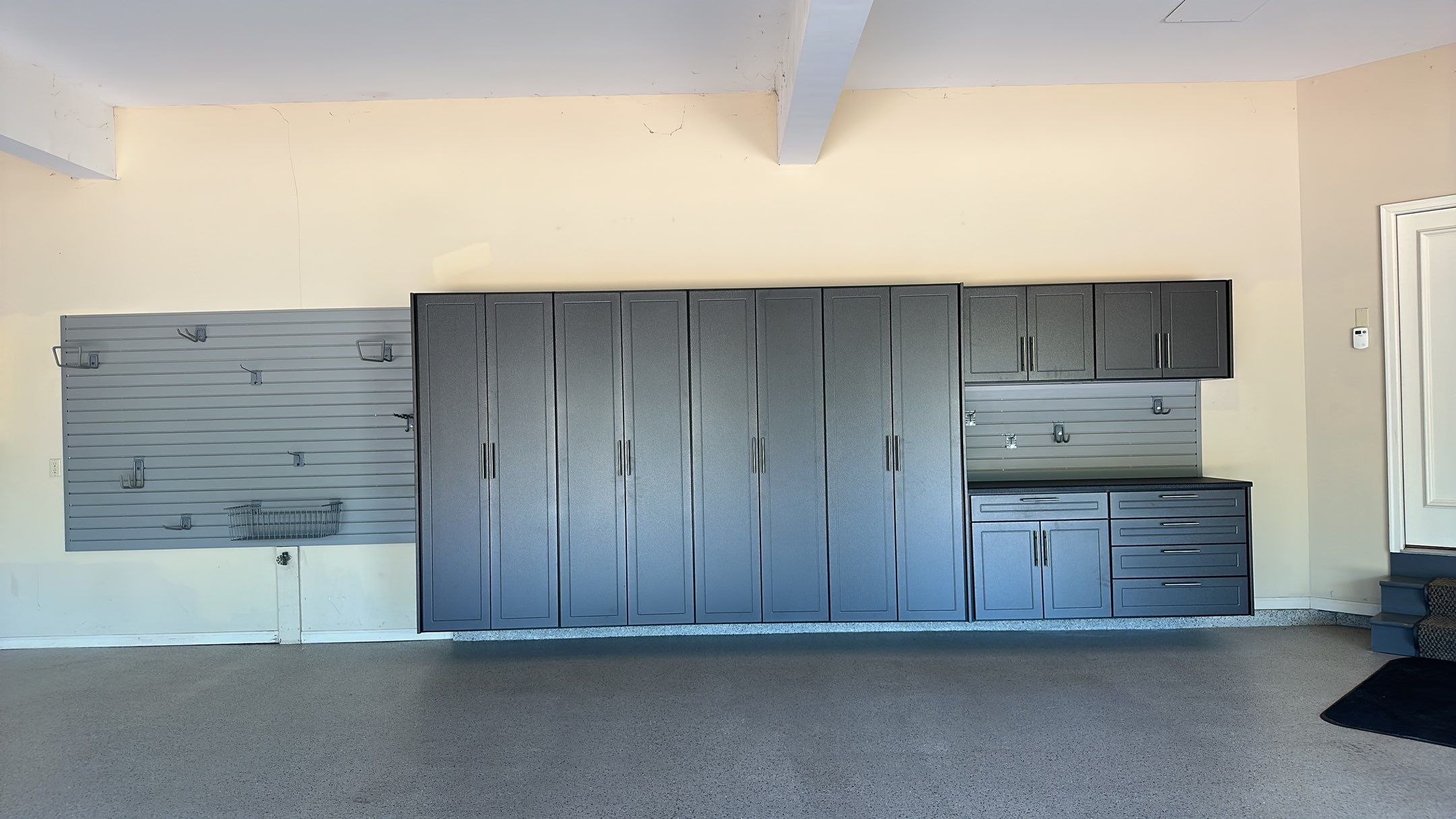 Tom D. transformed his garage with cabinets by Banner Garage