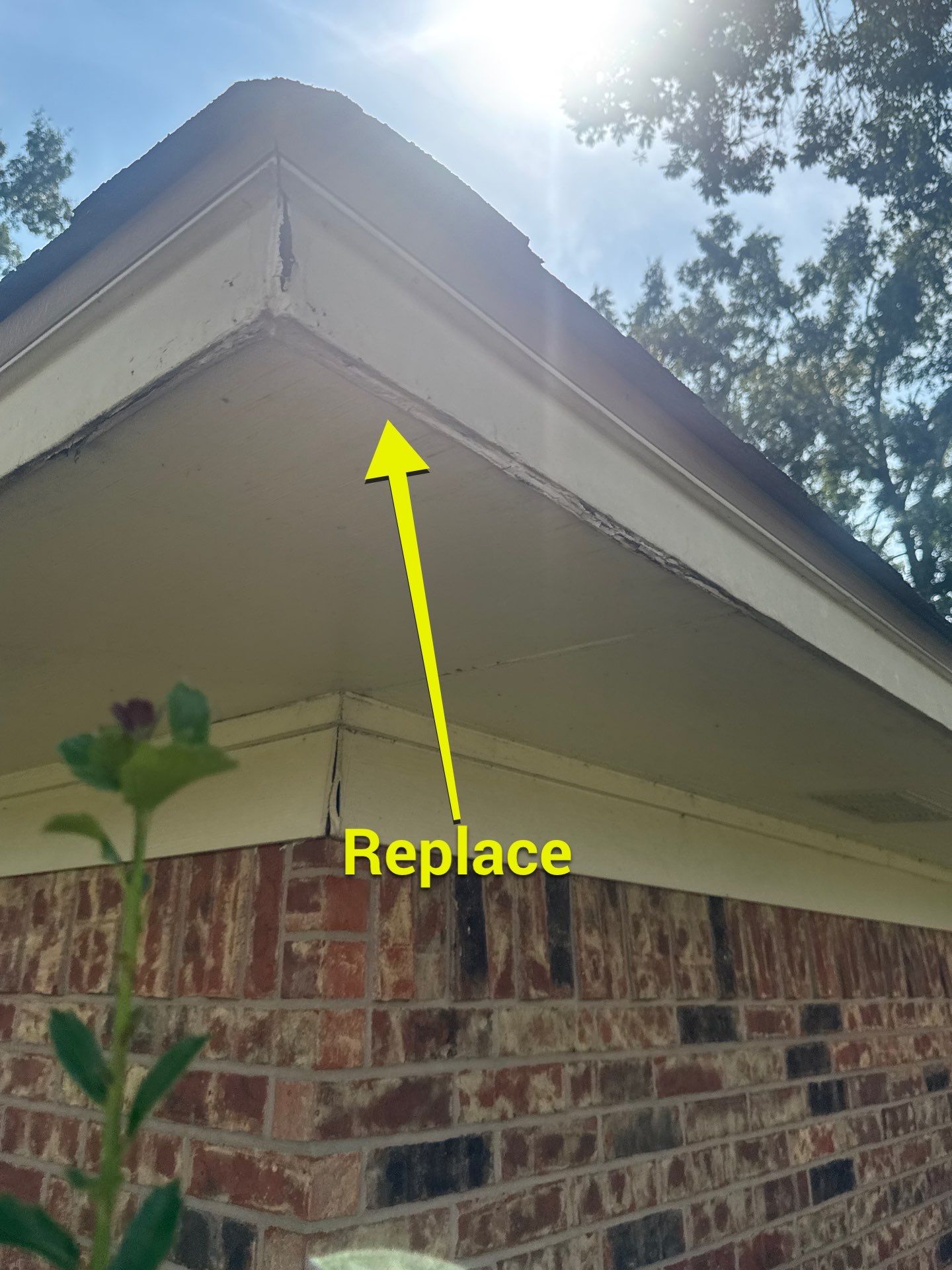 Exterior Repaint – South Tyler, Texas - Lots of Wood Replaced by Quality Coats Painting