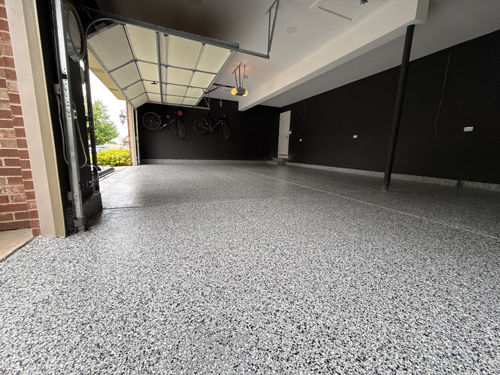 Domino Garage Floor Coating by Level 10 Coatings