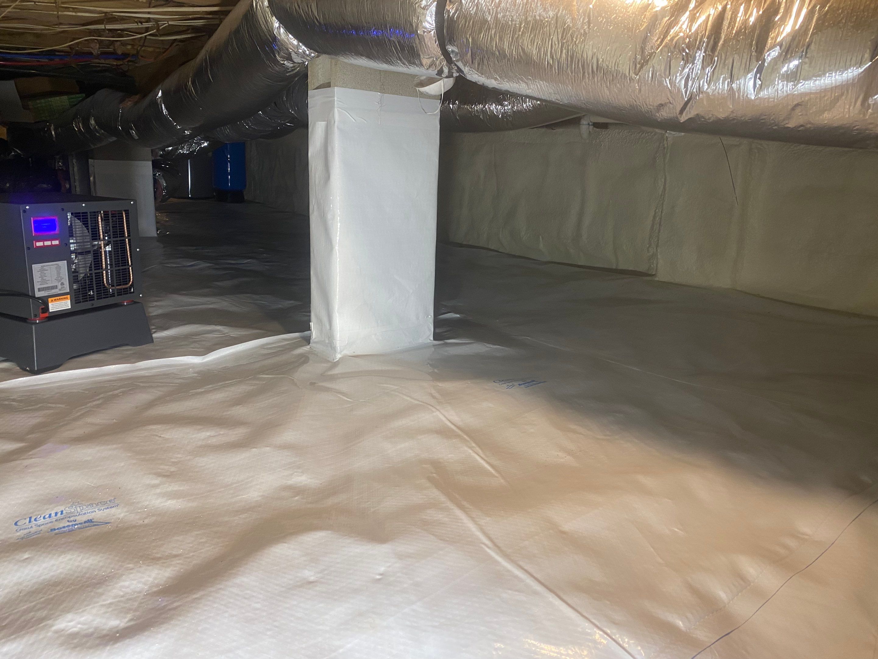 Crawlspace repair using cleanspace by Burke Home Services