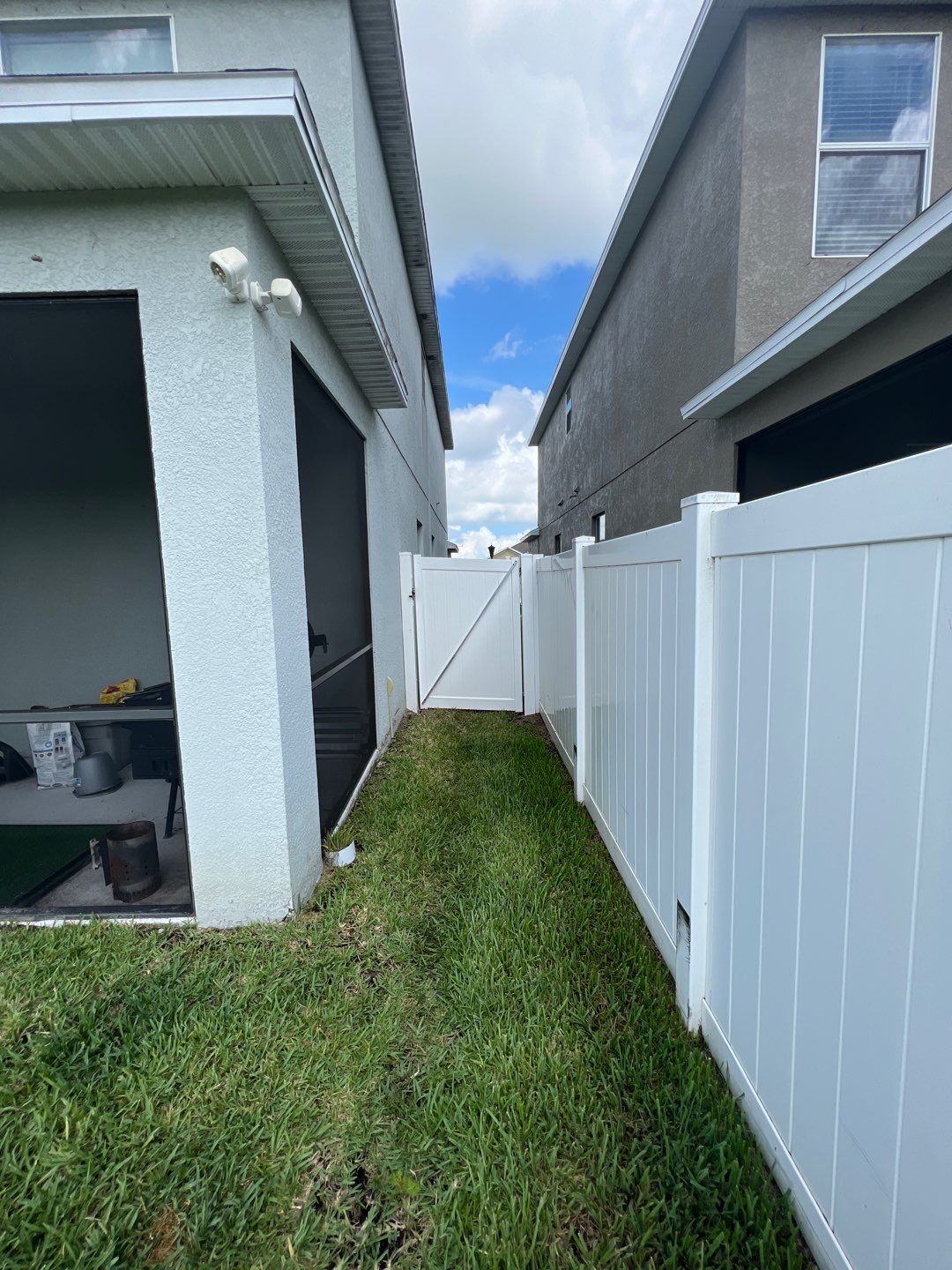 Ruskin, FL 6ft. Tall White Vinyl Privacy with 4ft. Tall White Vinyl Spaced Picket Fence by Asap fence and gates, LLC