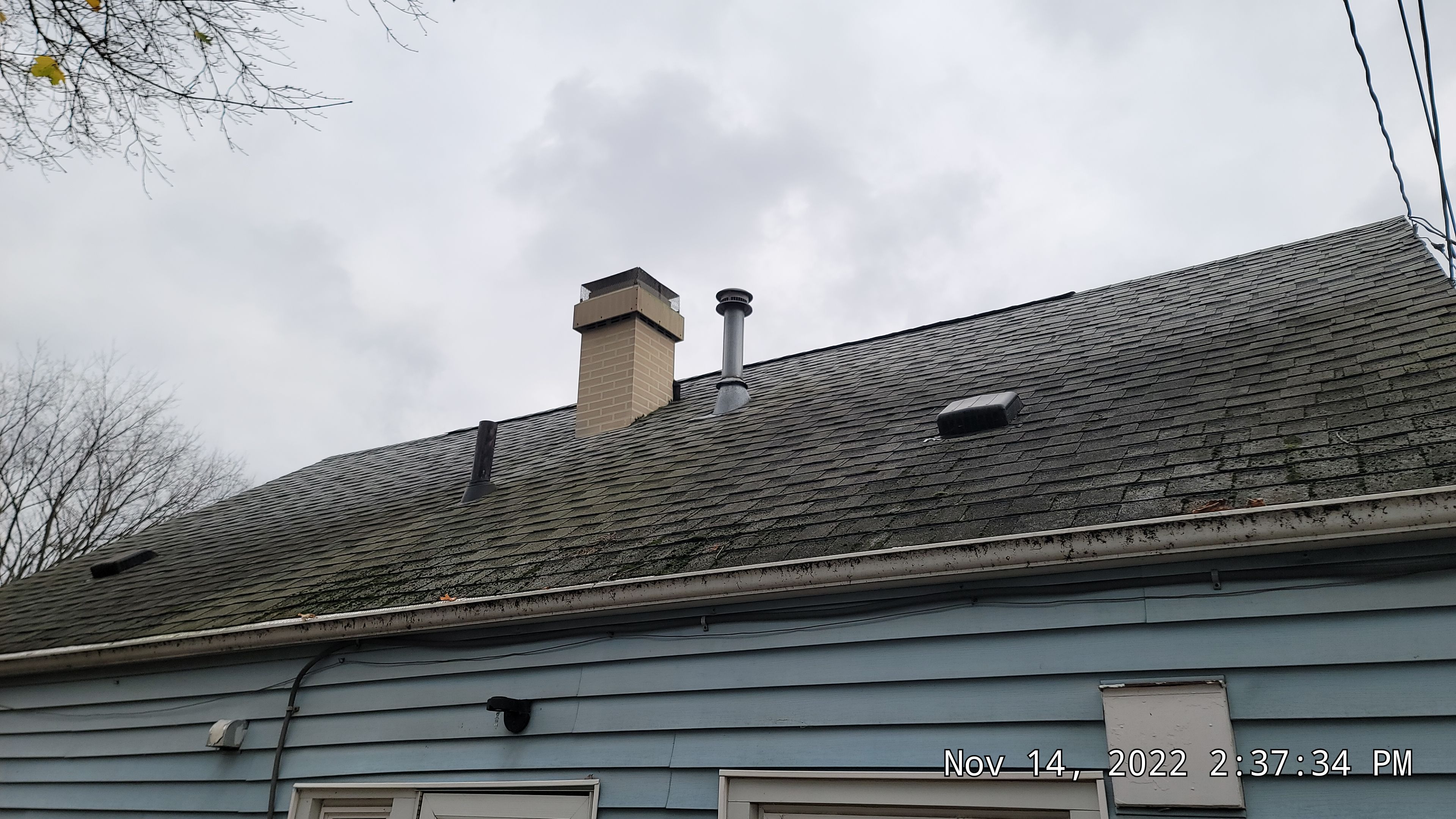 ATLAS PINNACLE COLOR: COASTAL GRANITE DRIP EDGE: BLACK by Eagle Eye Roofing