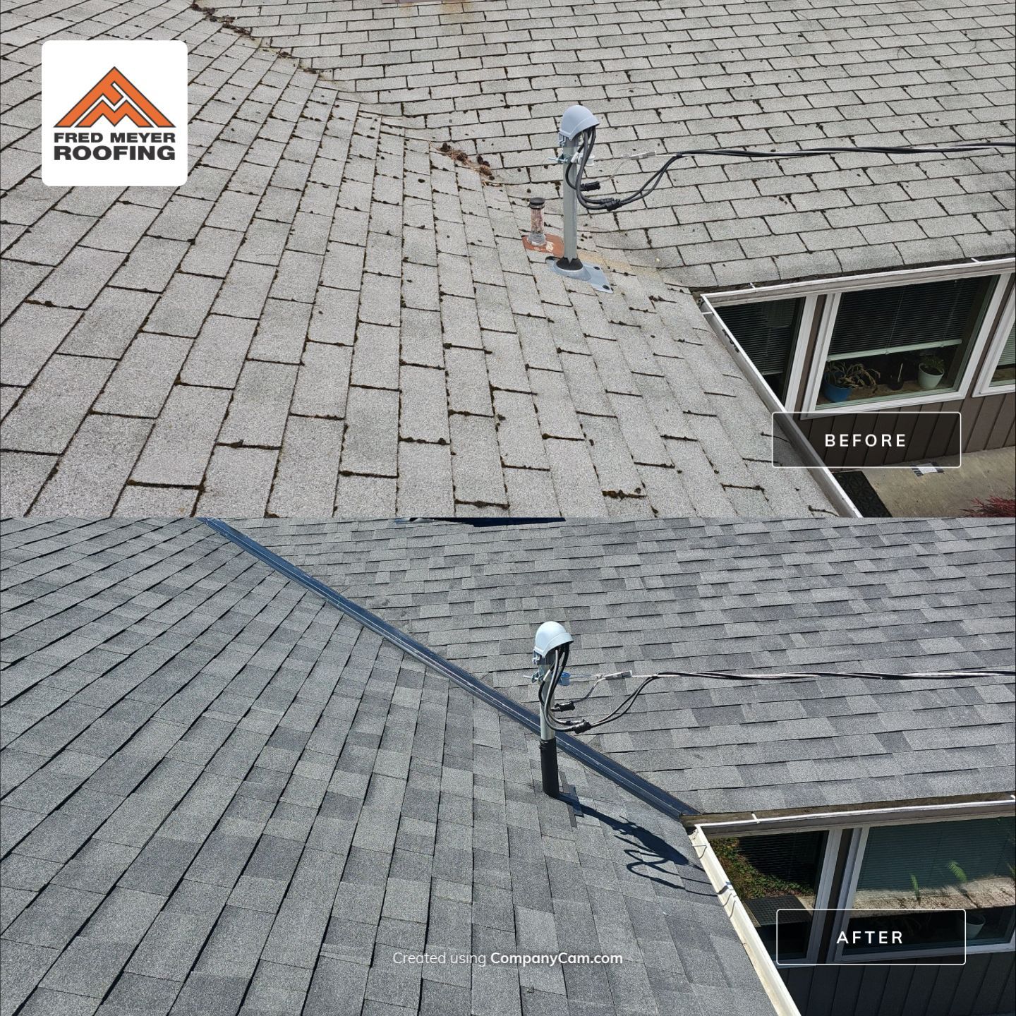 Roof Project in Burien by Fred Meyer Roofing