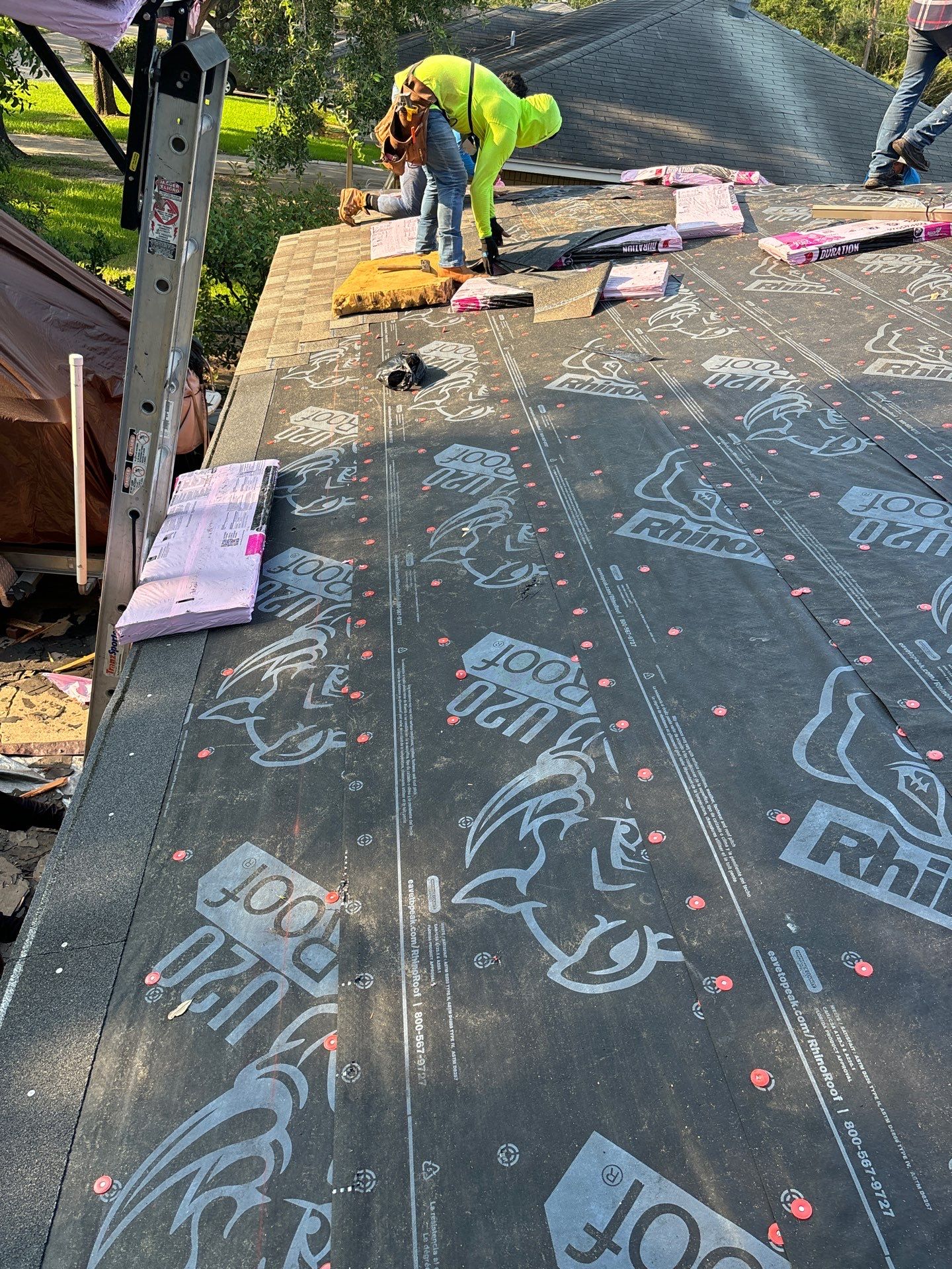 Residential Roofing Repair using Owen's Corning Duration (Lifetime) Shingles by Roof Repair Company