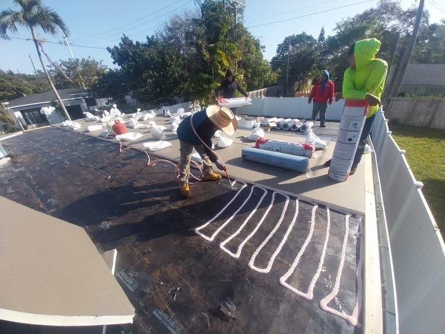 Residential Re-Roof using Polyglass Self-Adhered Flat Deck by First Due Roofing