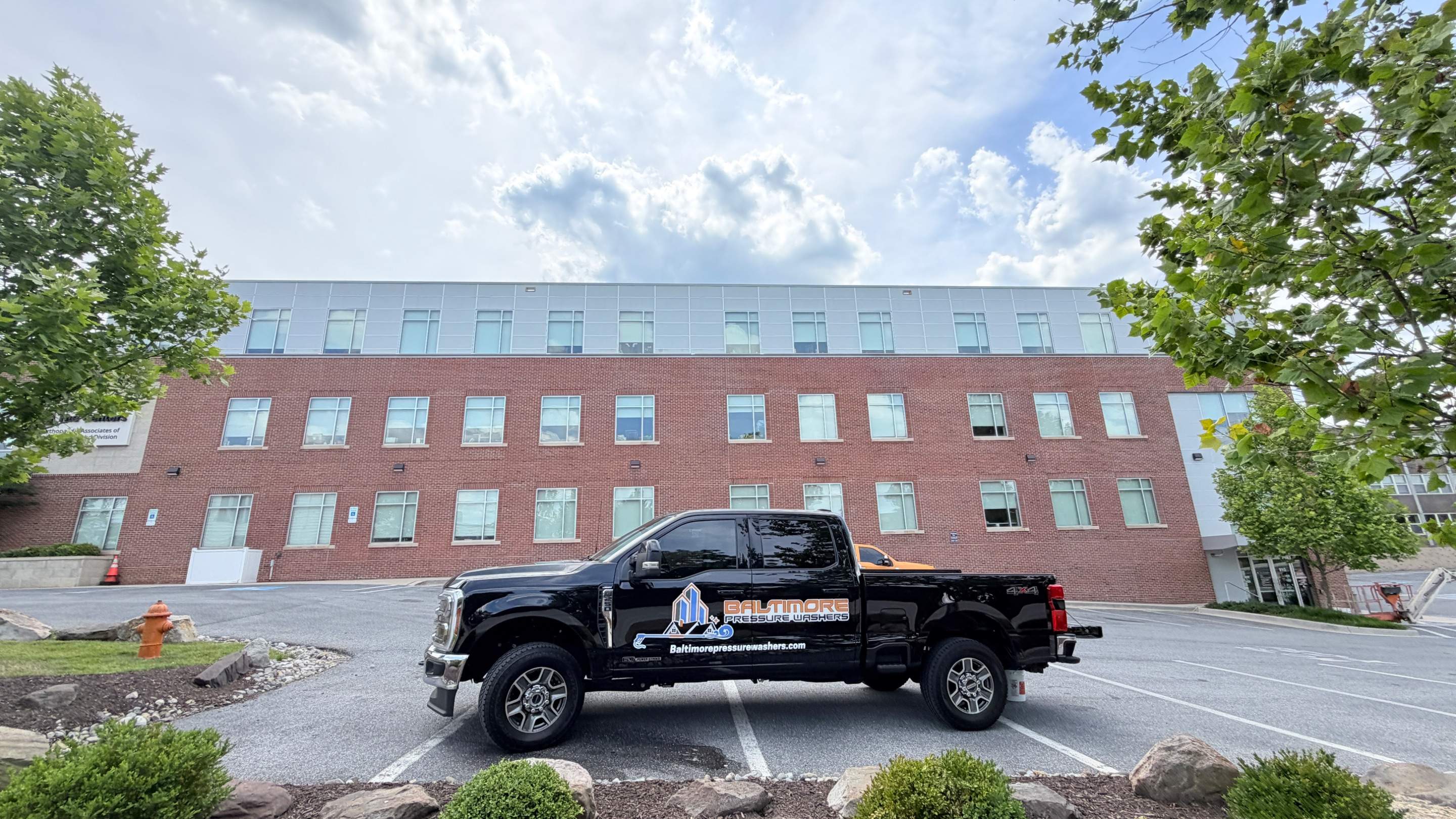 Commercial Building Washing and Exterior Cleaning in Catonsville by Baltimore Pressure Washers Inc.