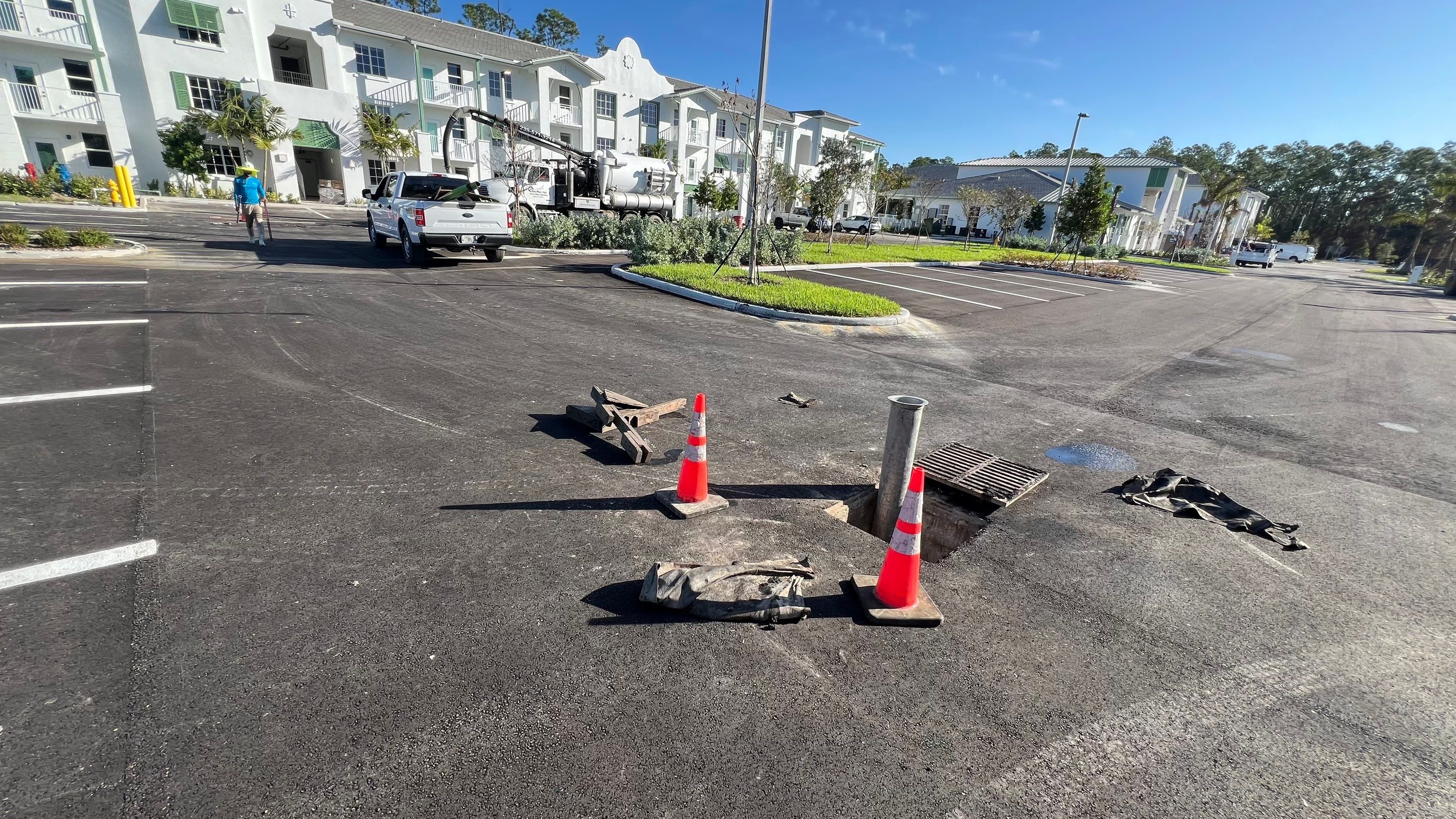 New Construction Condo Community Stormwater System Maintenance  by APS Power & Water