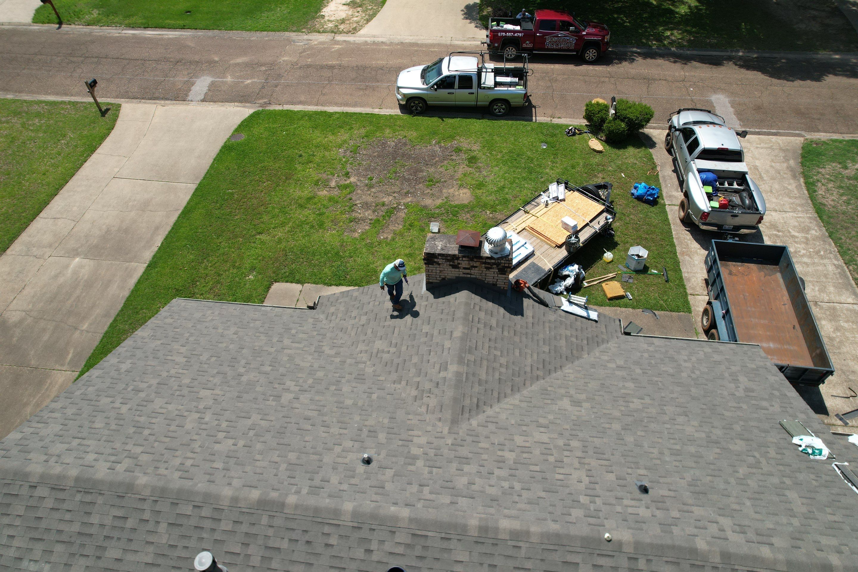 Residential Shingle Reroof using Malarkey Vista by Hostetler Roofing