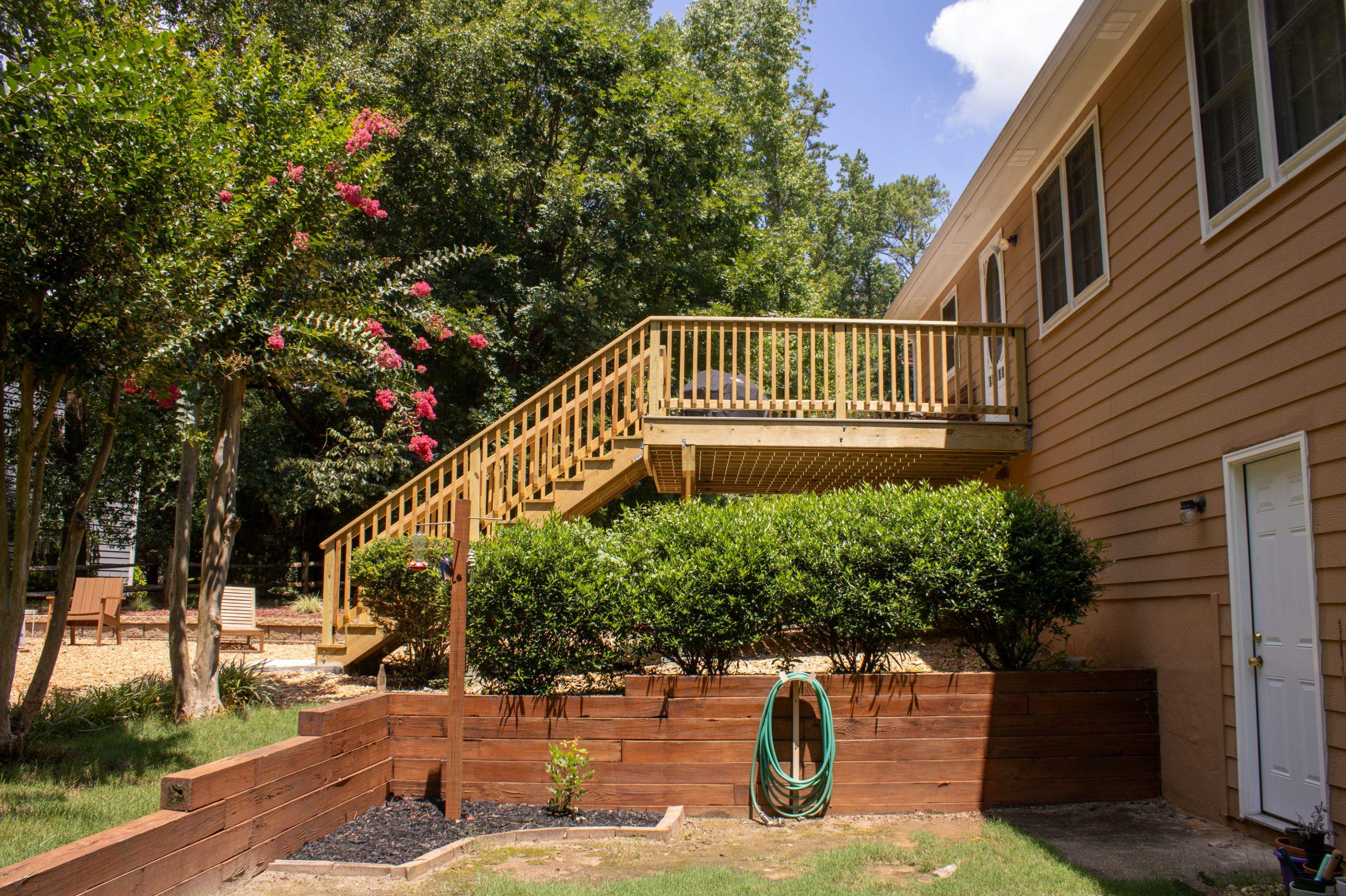 Lawrenceville, GA Deck Rebuild using Deckorators Venture Series and Pressure Treated Pine by Nelson Exteriors 