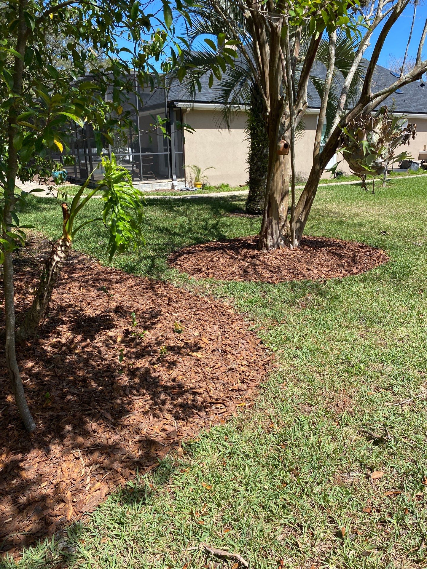 Deerwood Resident | Pine Bark Install by ProGreen Services