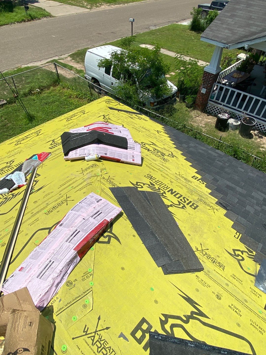 Mission Roof Project  by Bison Roofing  