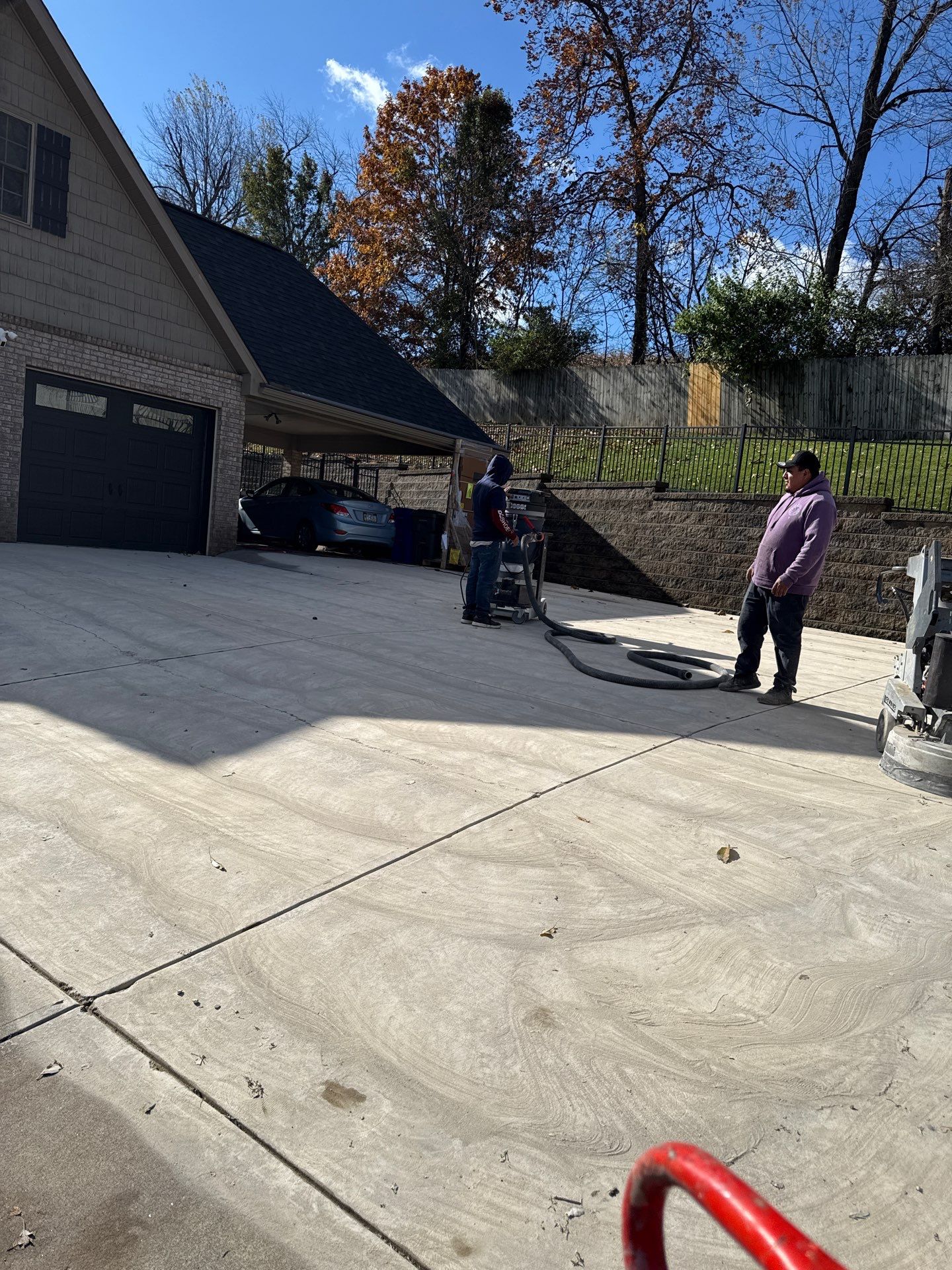 Steep Driveway Project in Sarver by Floors in a Day, Inc