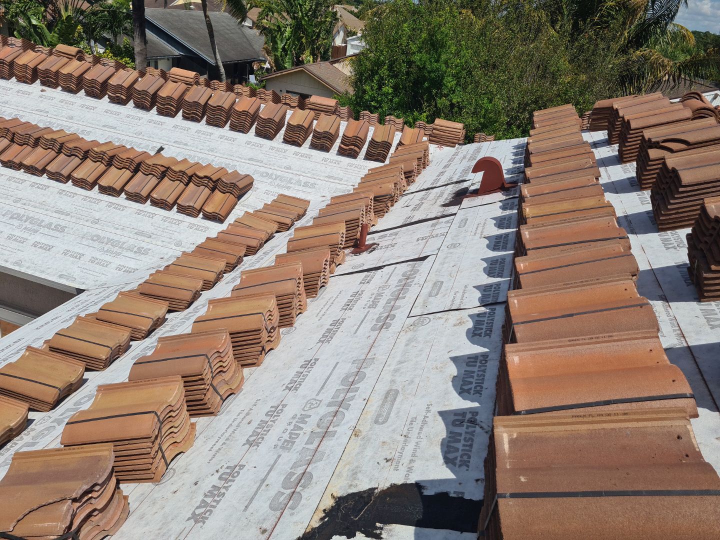 Residential Roofing Installation using Eagle Roofing Tile by BLUES BROTHERS ROOFING