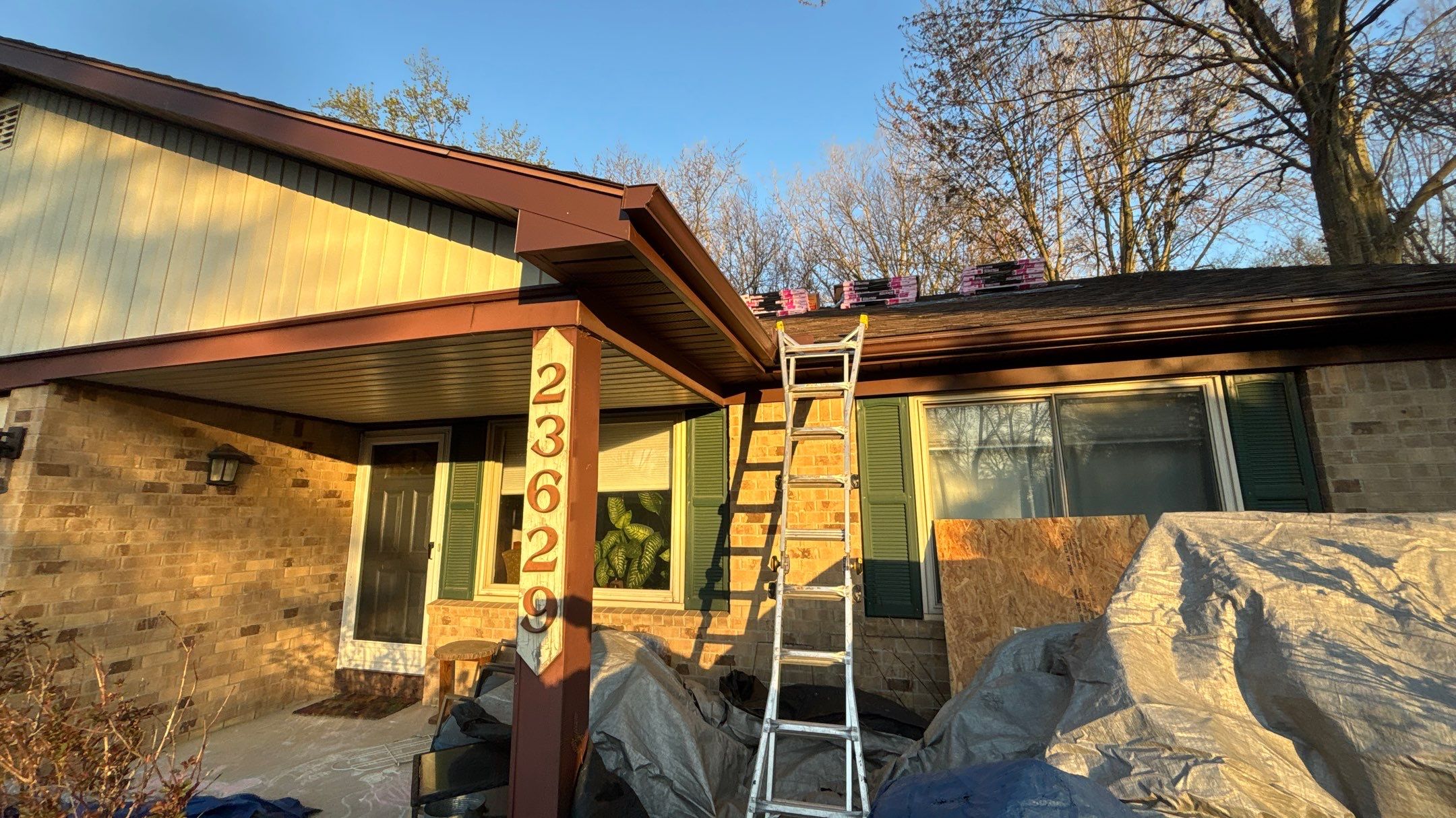 Roof Replacement using Owens Corning Driftwood by 180 Contractors